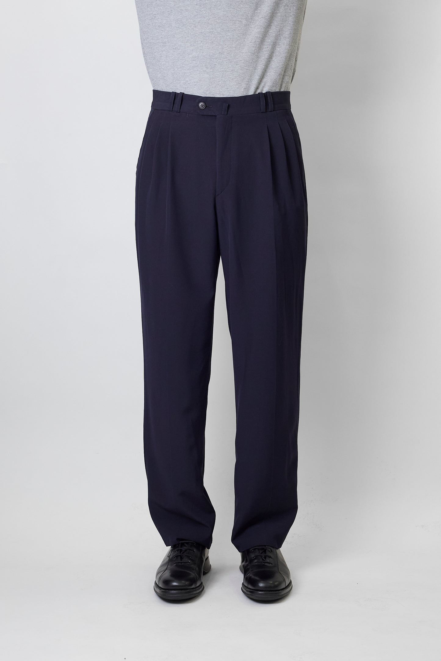 VINTAGE NAVY SUMMER WIDE PANTS