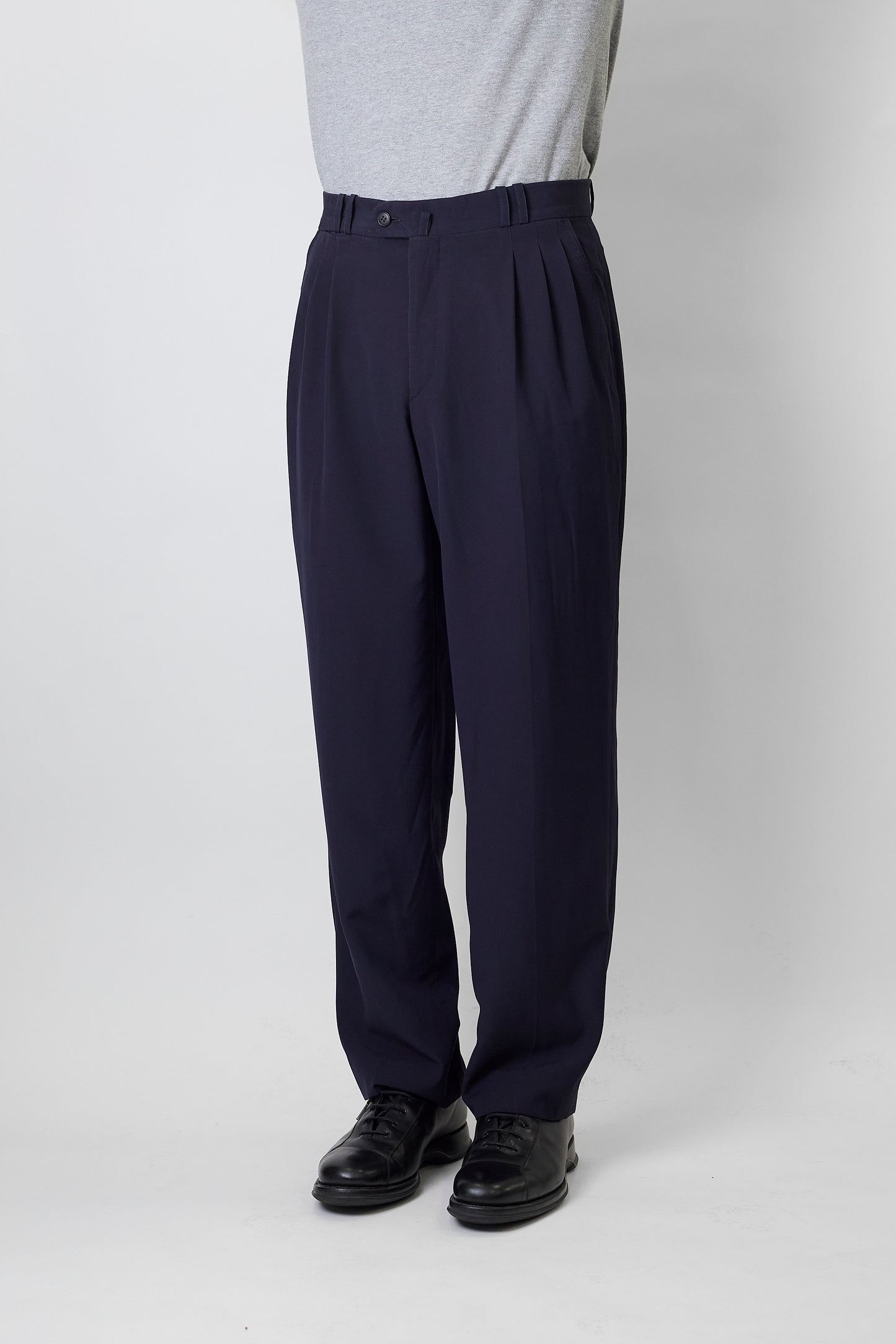 VINTAGE NAVY SUMMER WIDE PANTS