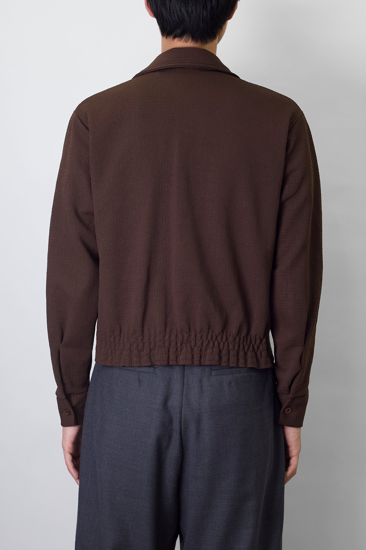 CAMPUS BROWN SHORT SHIRT JACKET MADE IN USA