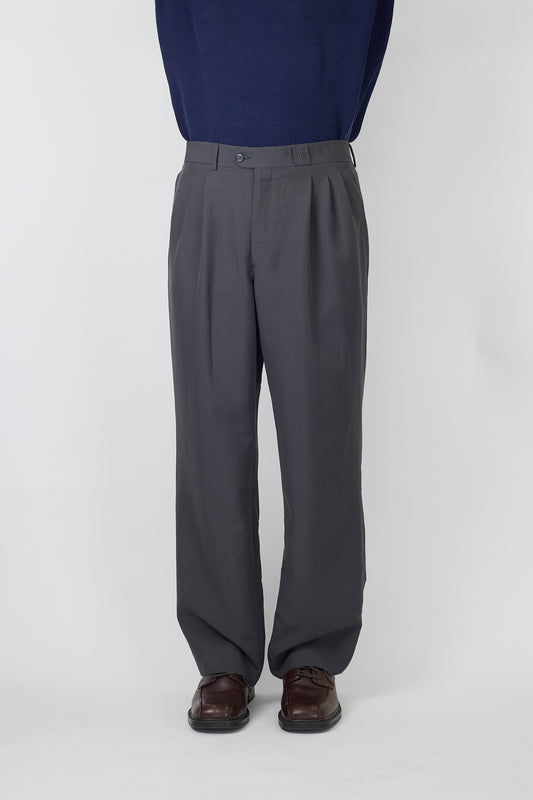 PACO RABANNE GRAY SUMMER WIDE PANTS MADE IN SPAIN