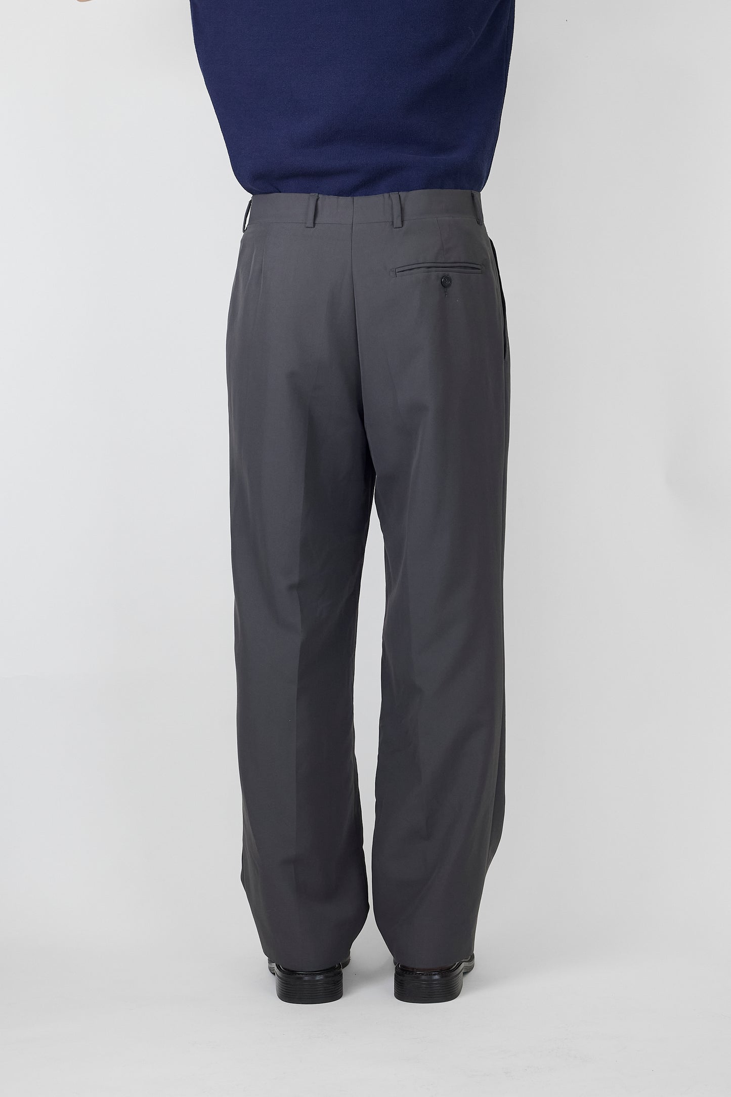 PACO RABANNE GRAY SUMMER WIDE PANTS MADE IN SPAIN