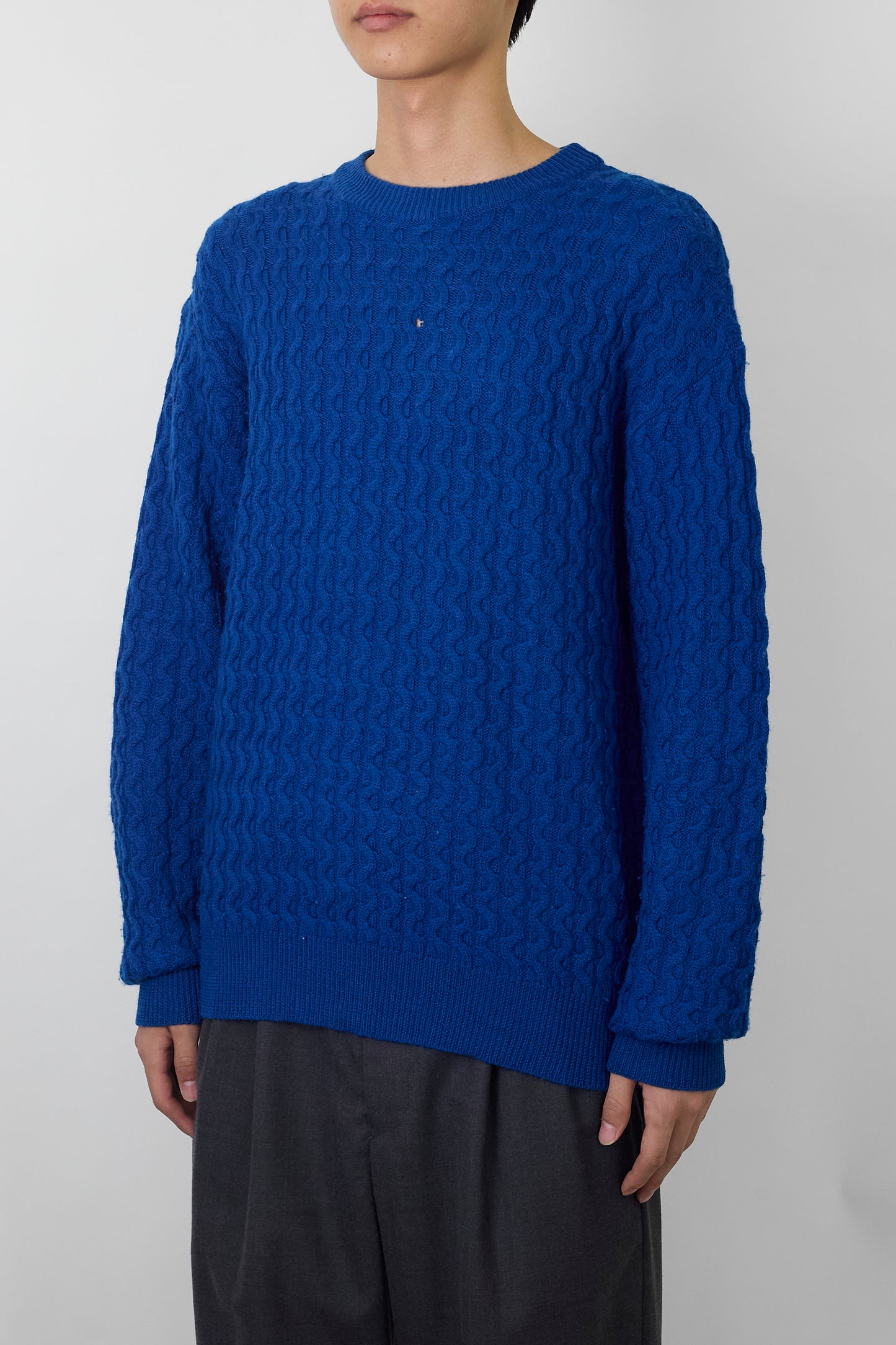 VALENTINO BLUE WOOL KNIT