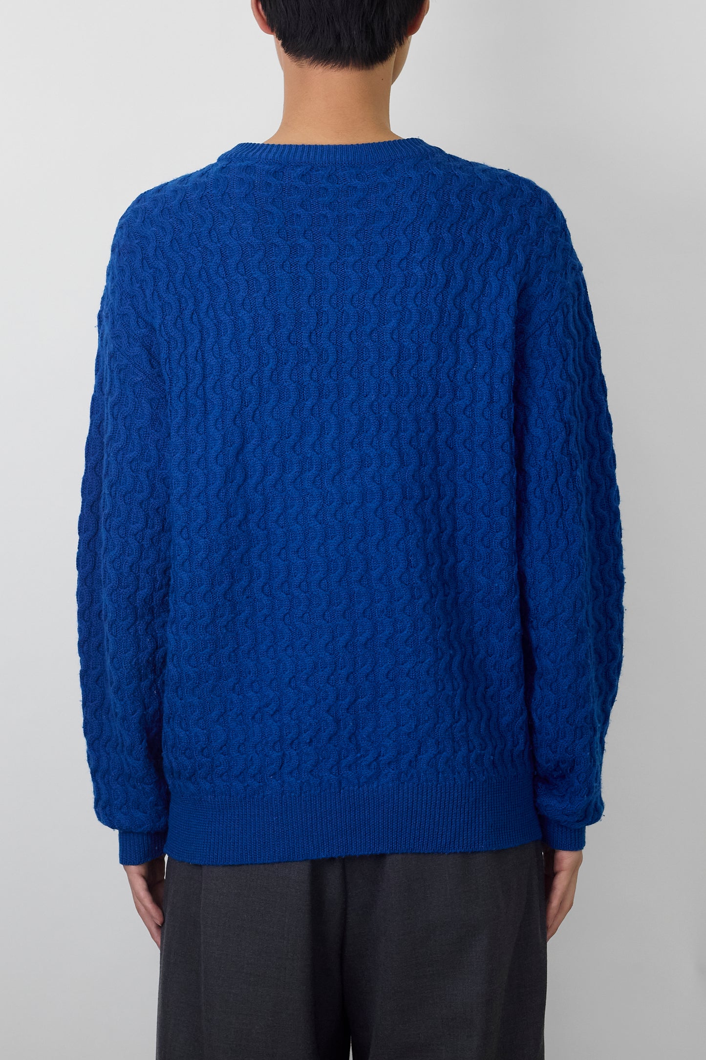 VALENTINO BLUE WOOL KNIT