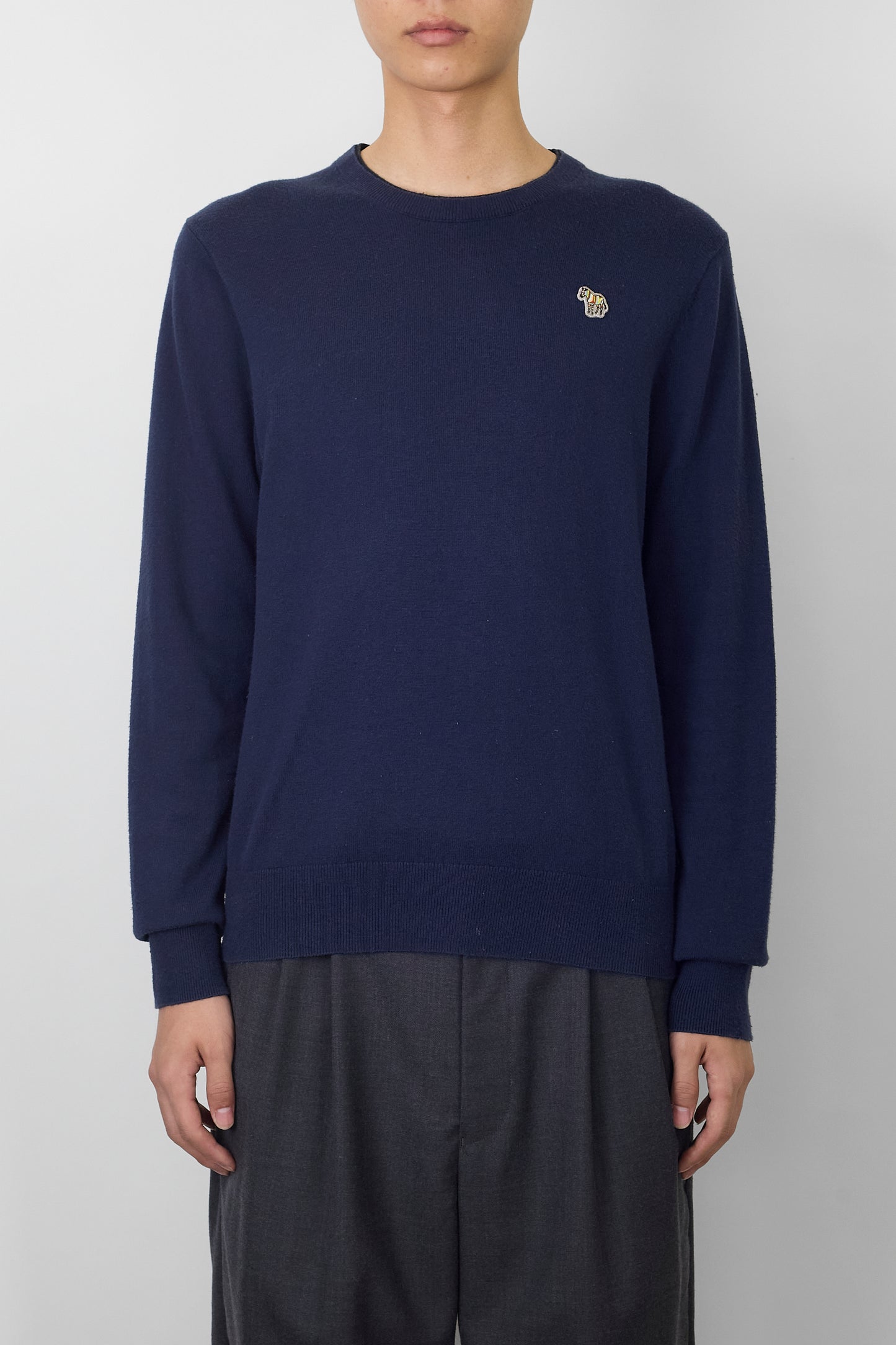 PAUL SMITH DESIGNED NAVY WOOL KNIT