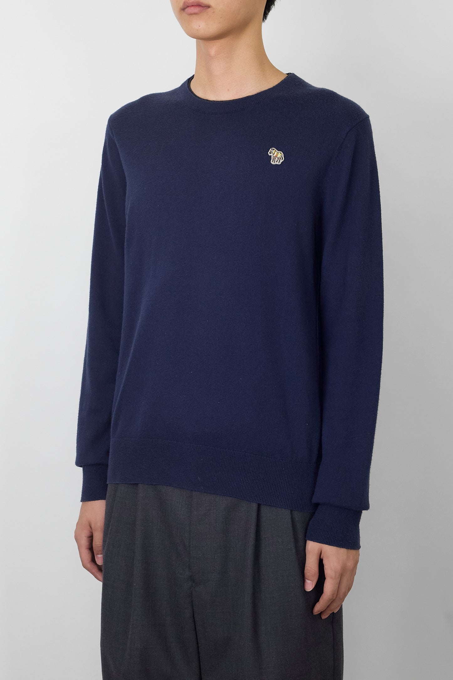 PAUL SMITH DESIGNED NAVY WOOL KNIT