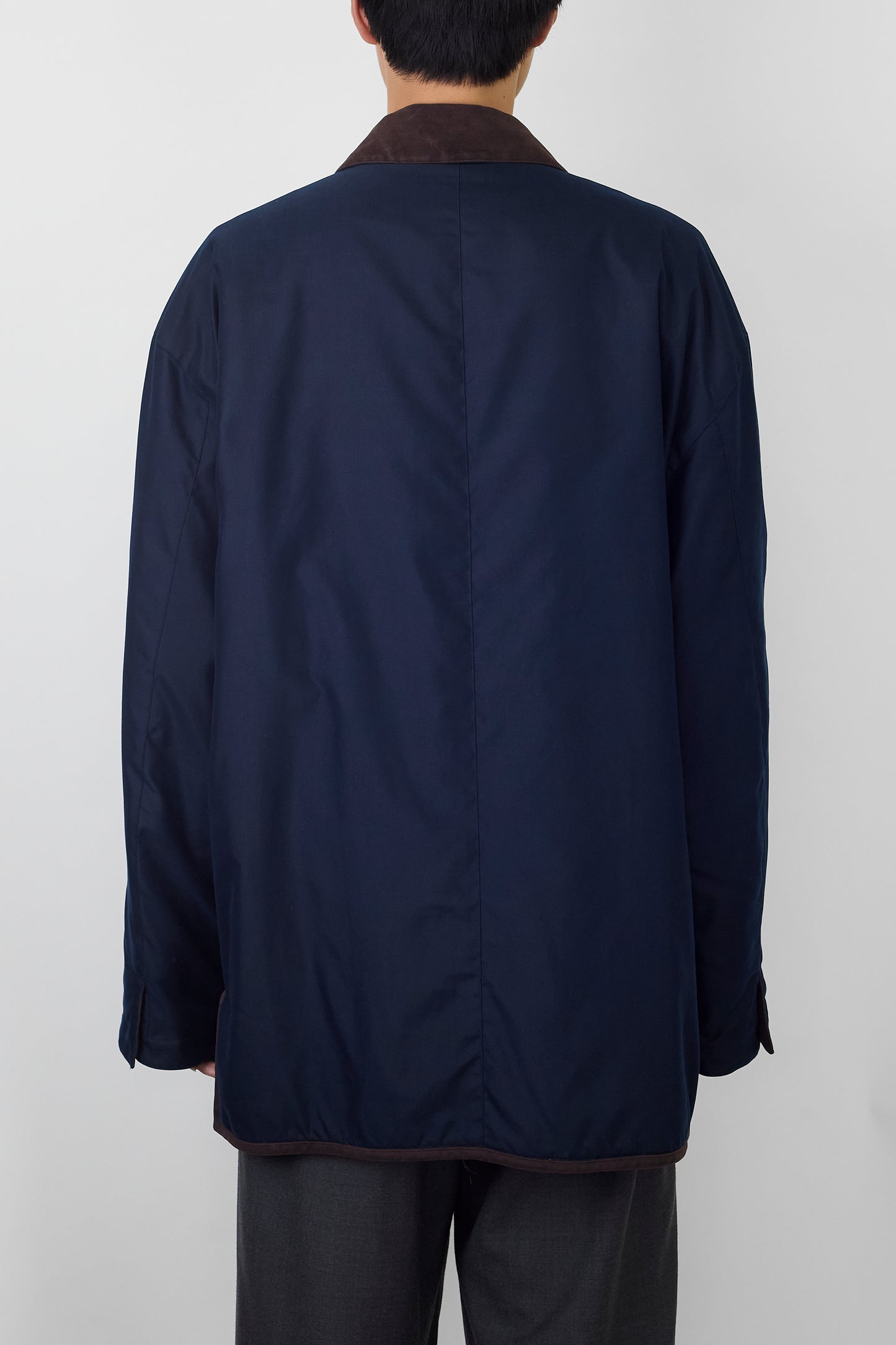 ALLEGRI PADDED NAVY JACKET MADE IN ITALY