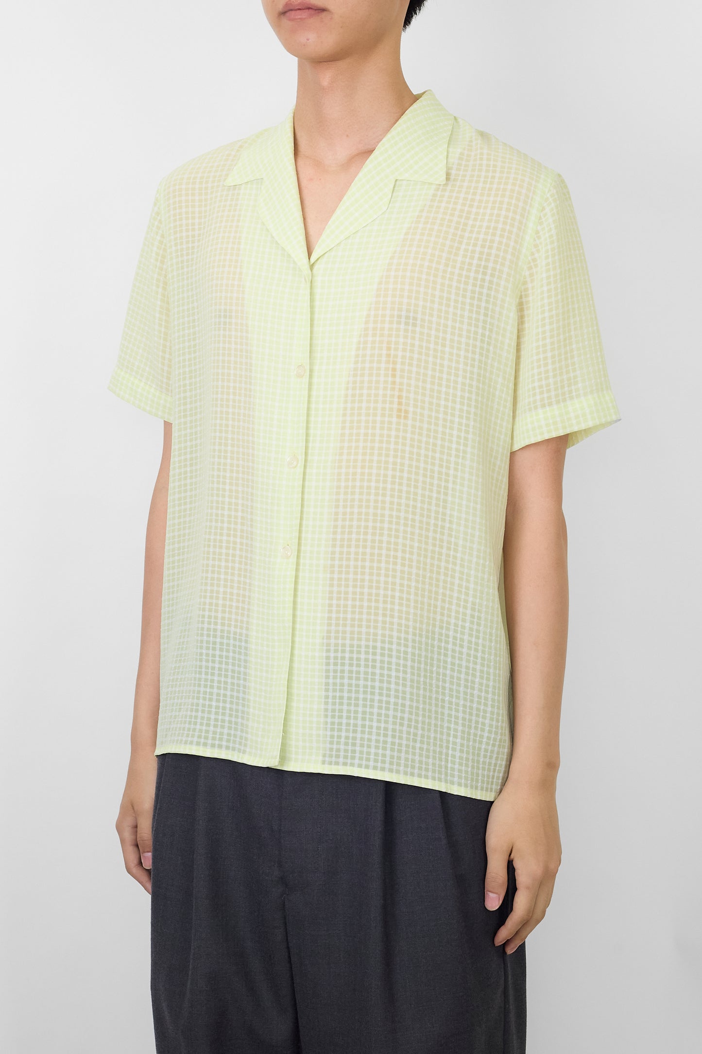 VINTAGE LIME SUMMER HALF SLEEVE SHIRT