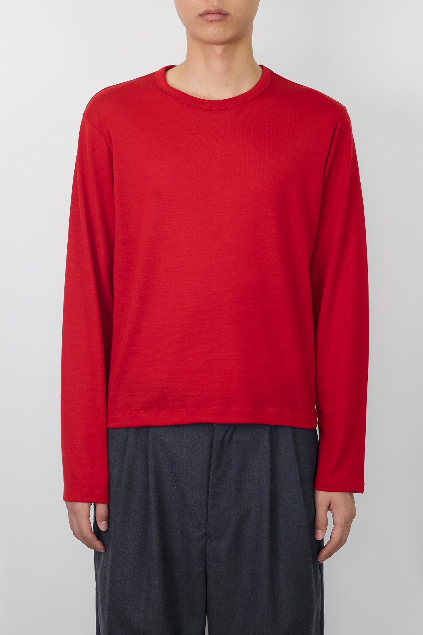 NTRUL FORM MERINO LS TEE RED