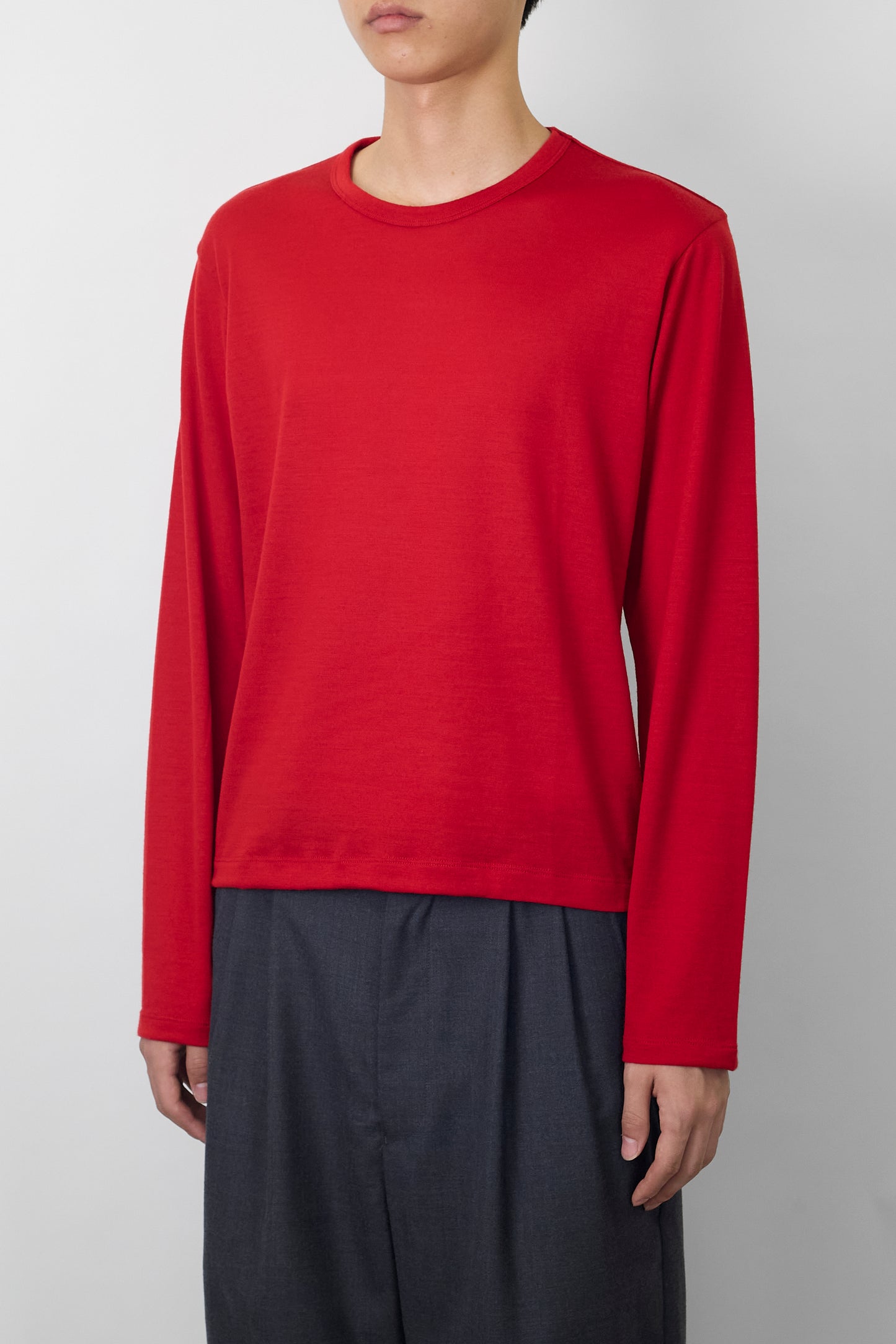 NTRUL FORM MERINO LS TEE RED