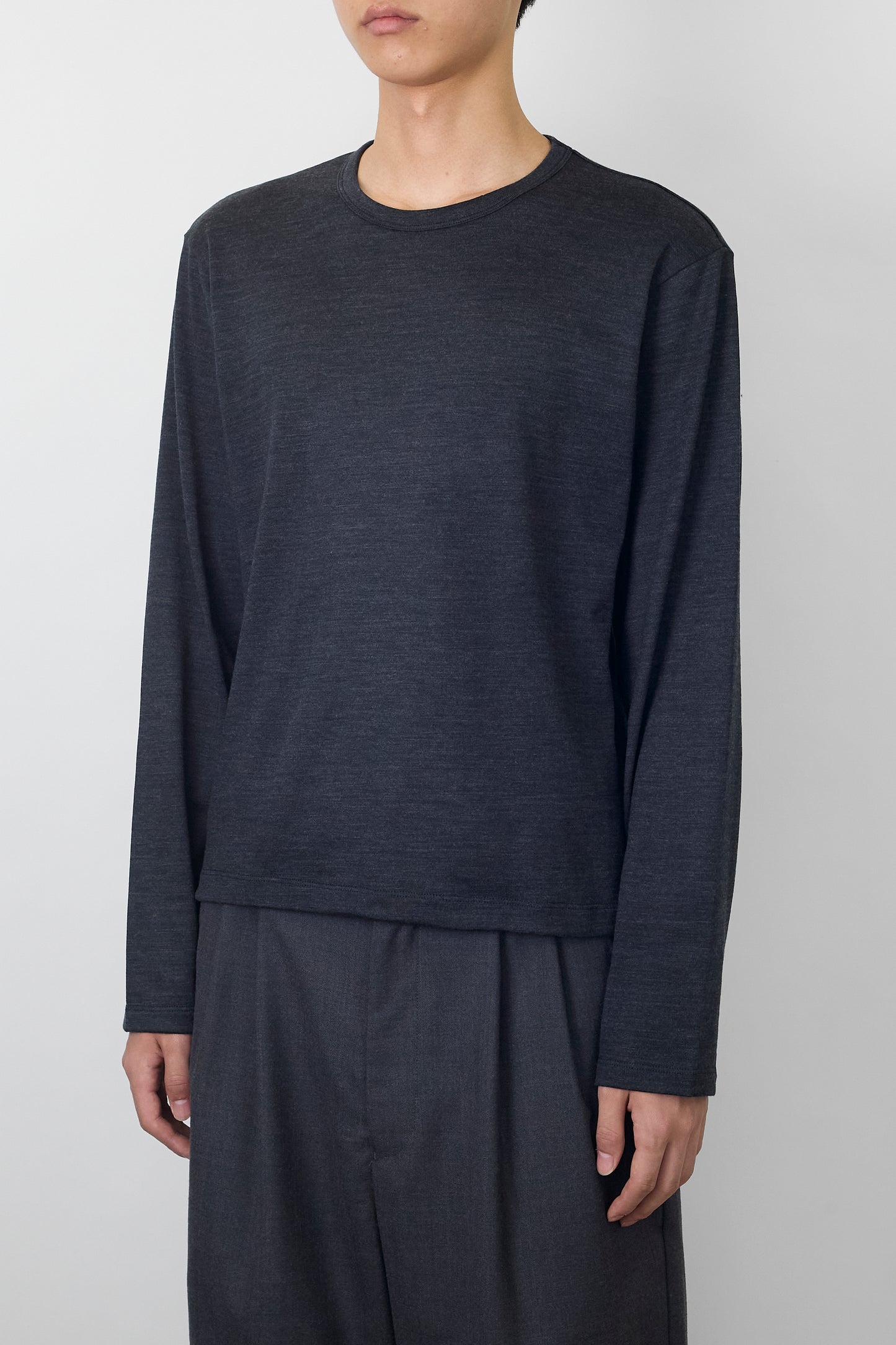 NTRUL FORM MERINO LS TEE GRAY