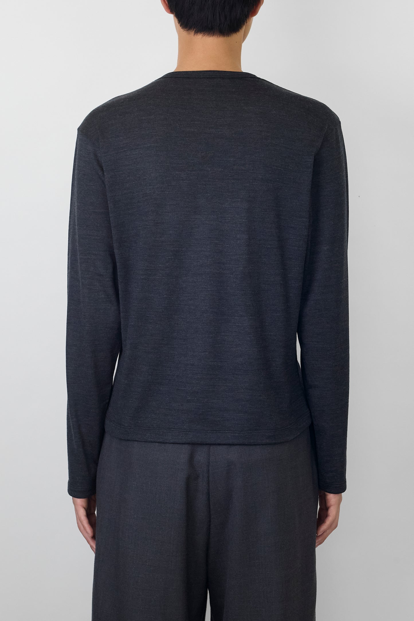 NTRUL FORM MERINO LS TEE GRAY