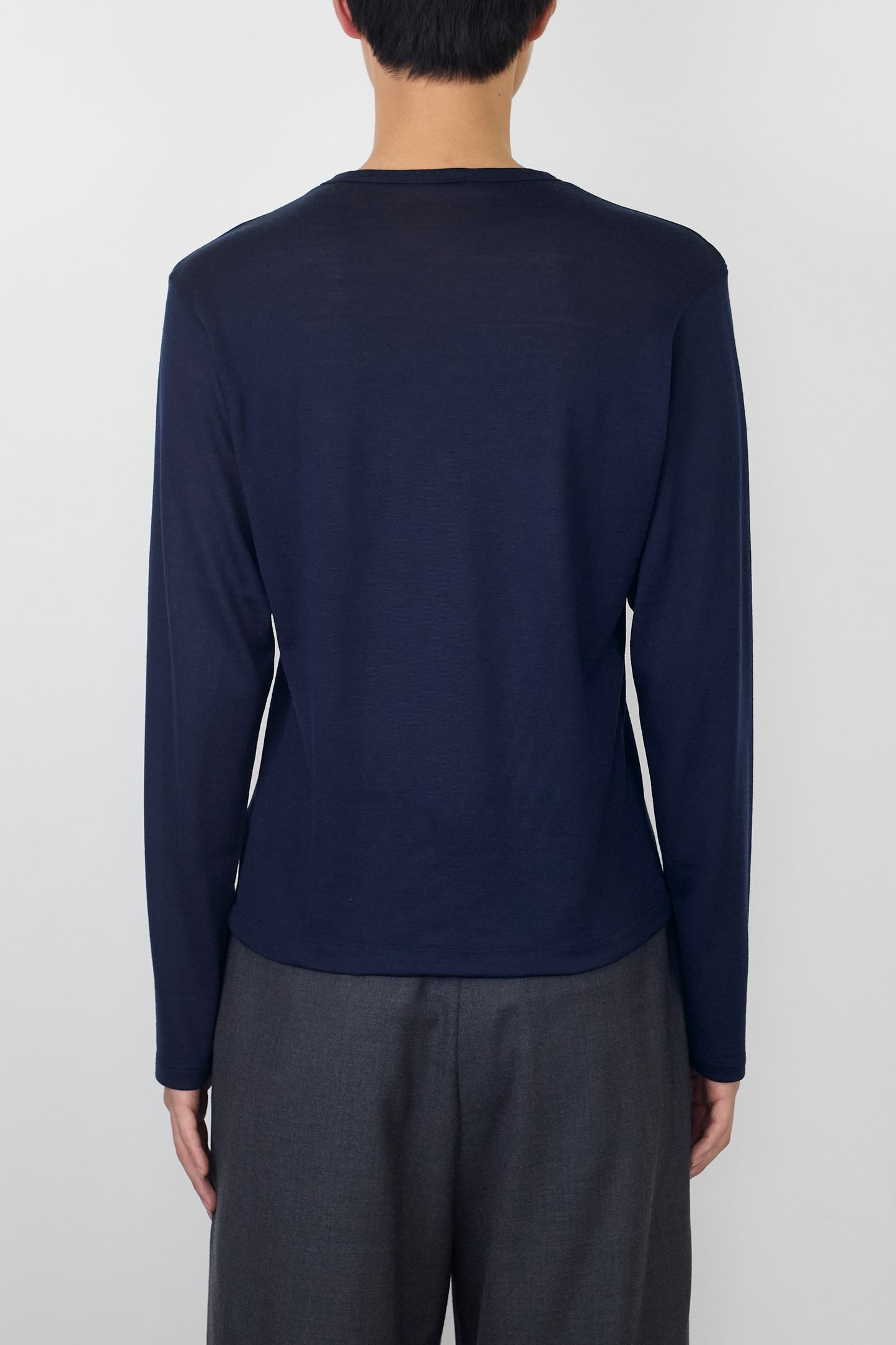 NTRUL FORM MERINO LS TEE NAVY