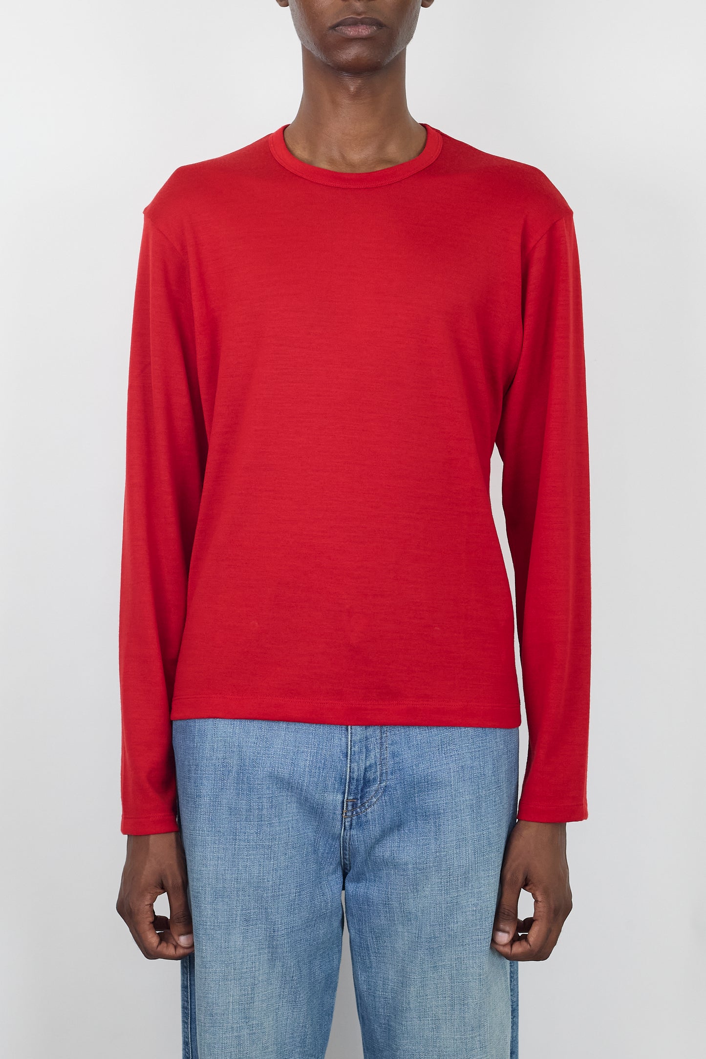NTRUL FORM MERINO LS TEE RED