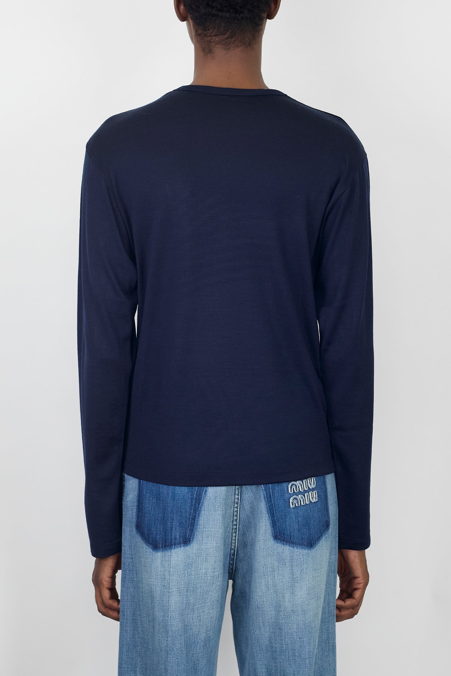 NTRUL FORM MERINO LS TEE NAVY