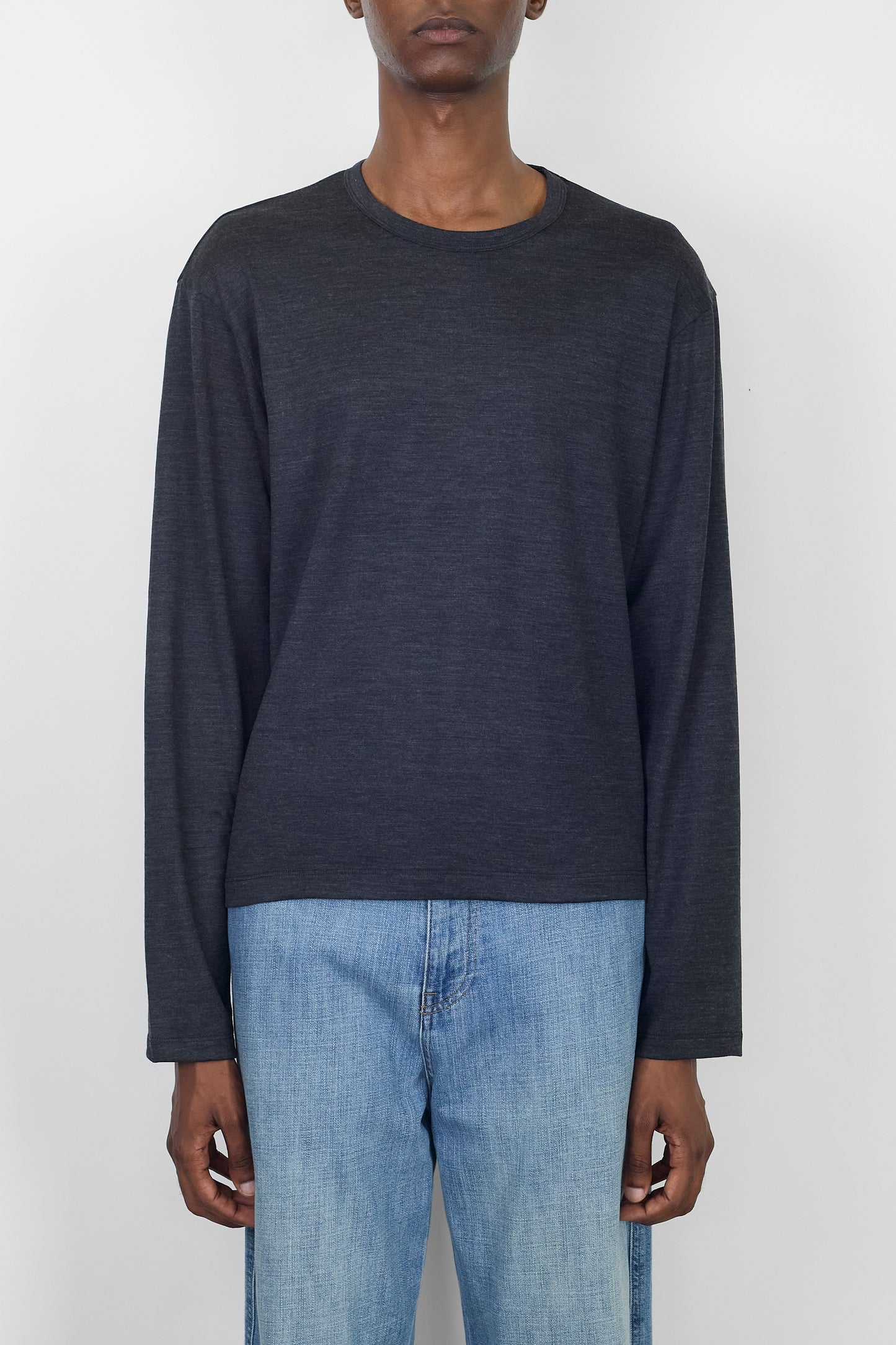 NTRUL FORM MERINO LS TEE GRAY