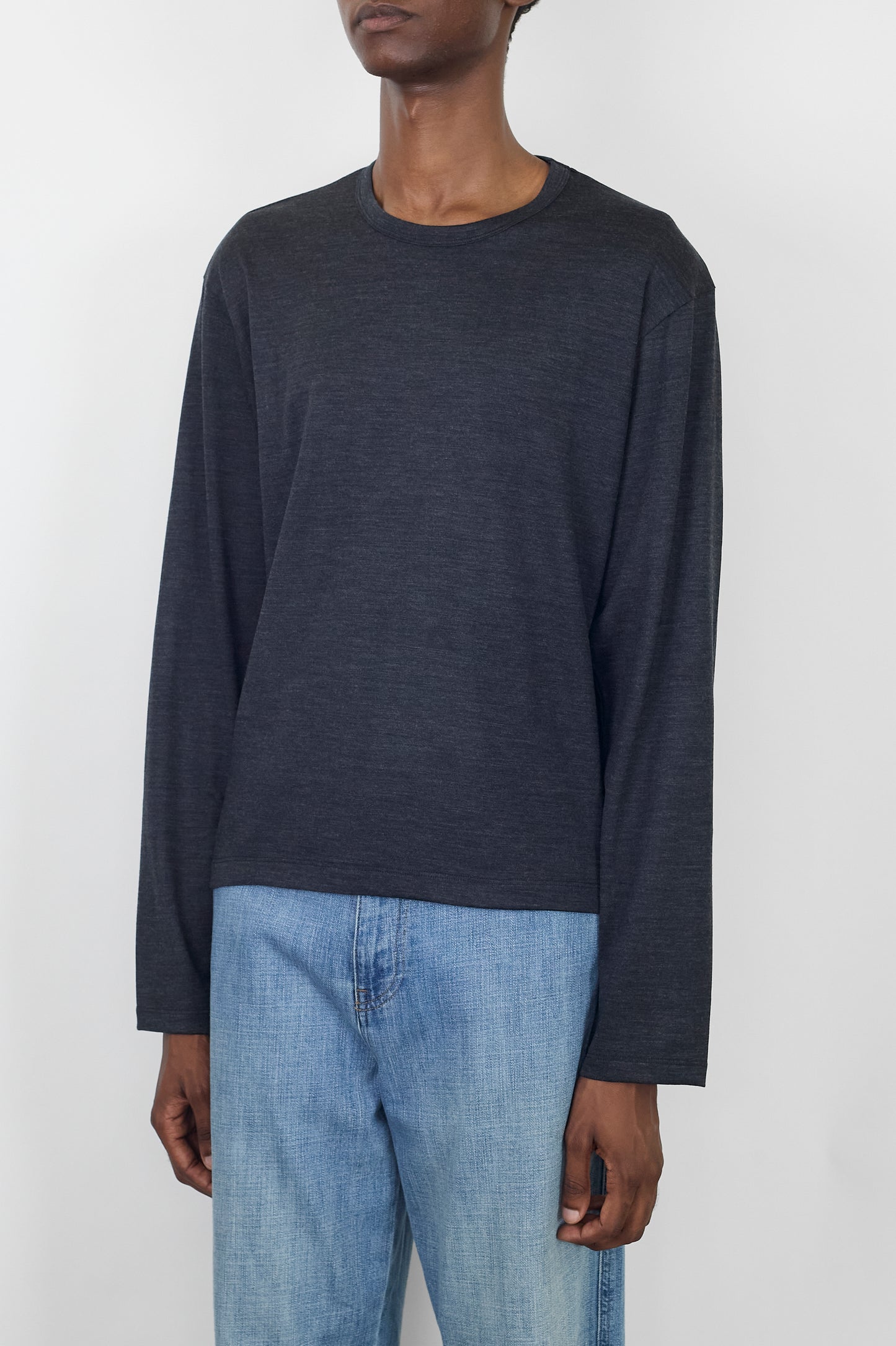 NTRUL FORM MERINO LS TEE GRAY