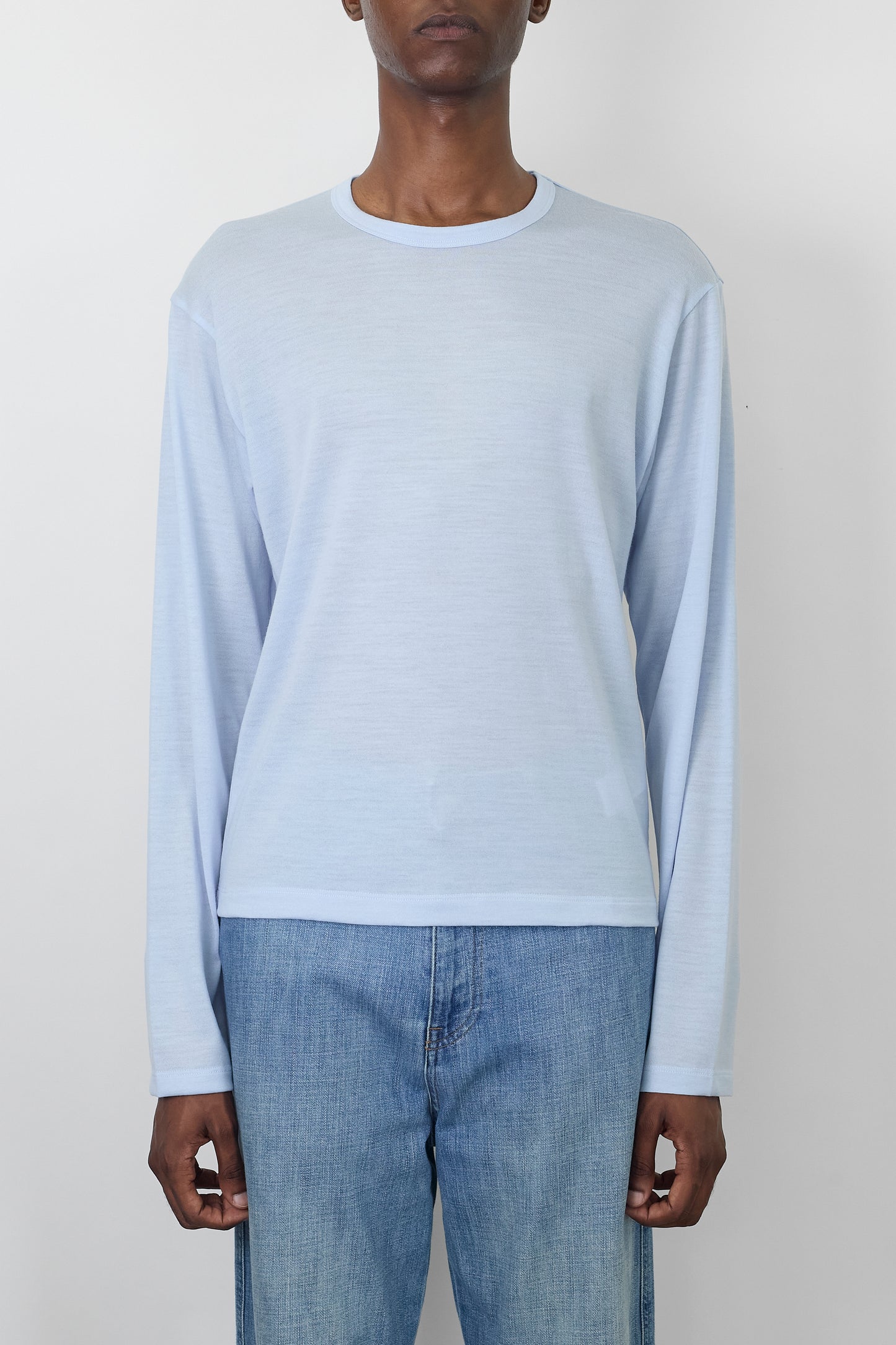NTRUL FORM MERINO LS TEE BLUE