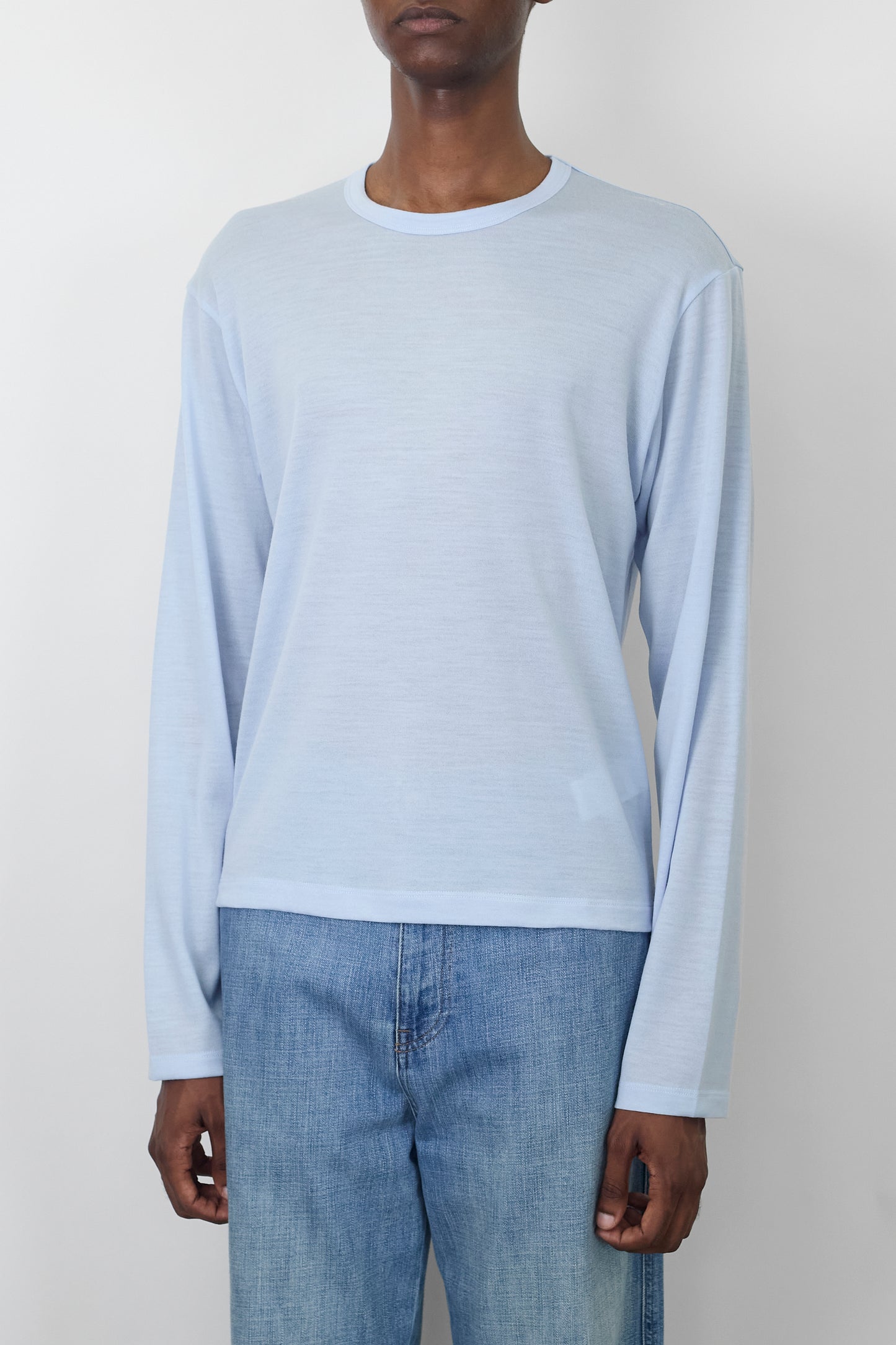 NTRUL FORM MERINO LS TEE BLUE