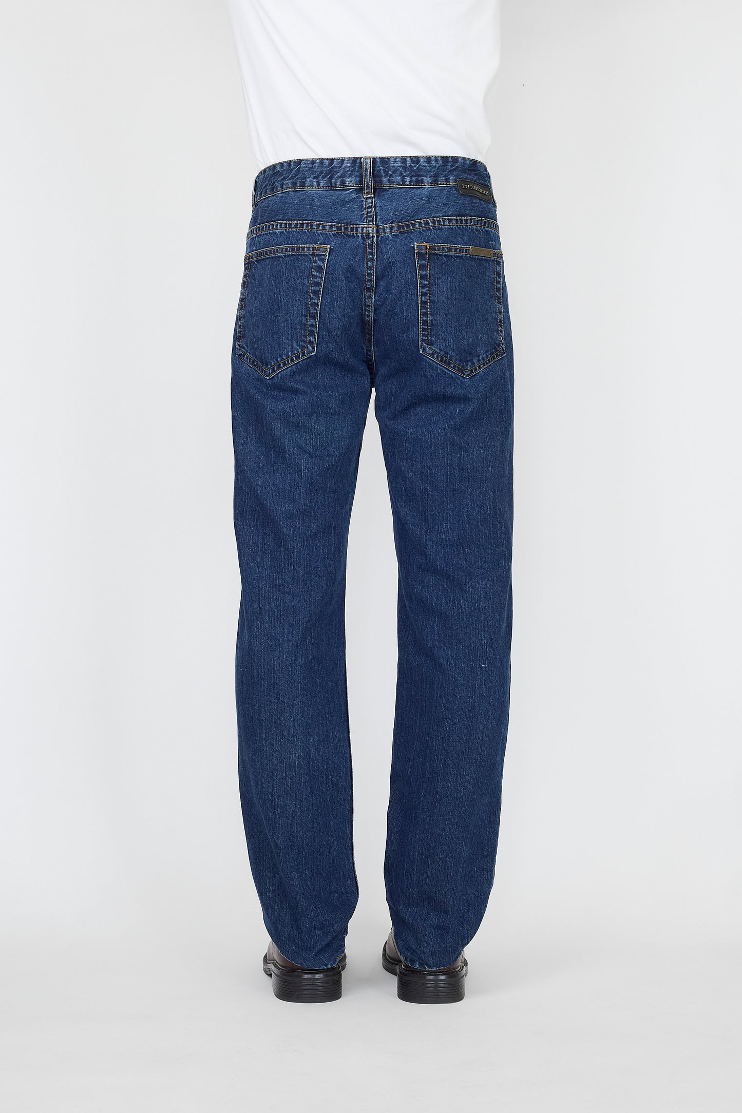 BURBERRYS BLUE DENIM PANTS MADE IN TURKEY
