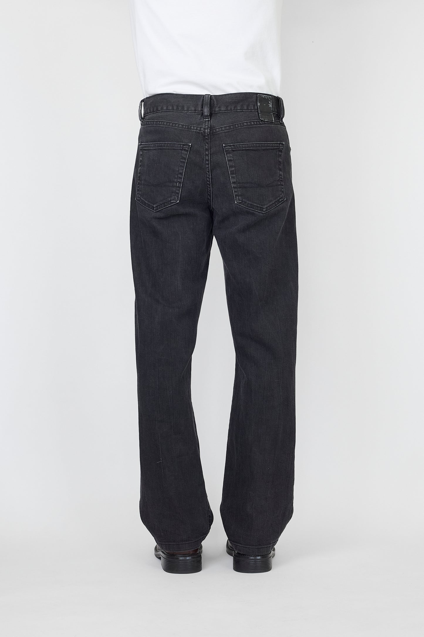HUGO BOSS BLACK DENIM WIDE PANTS