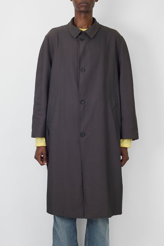 HILTON BY VESTIMENTA GRAY TECH LONG COAT MADE IN ITALY