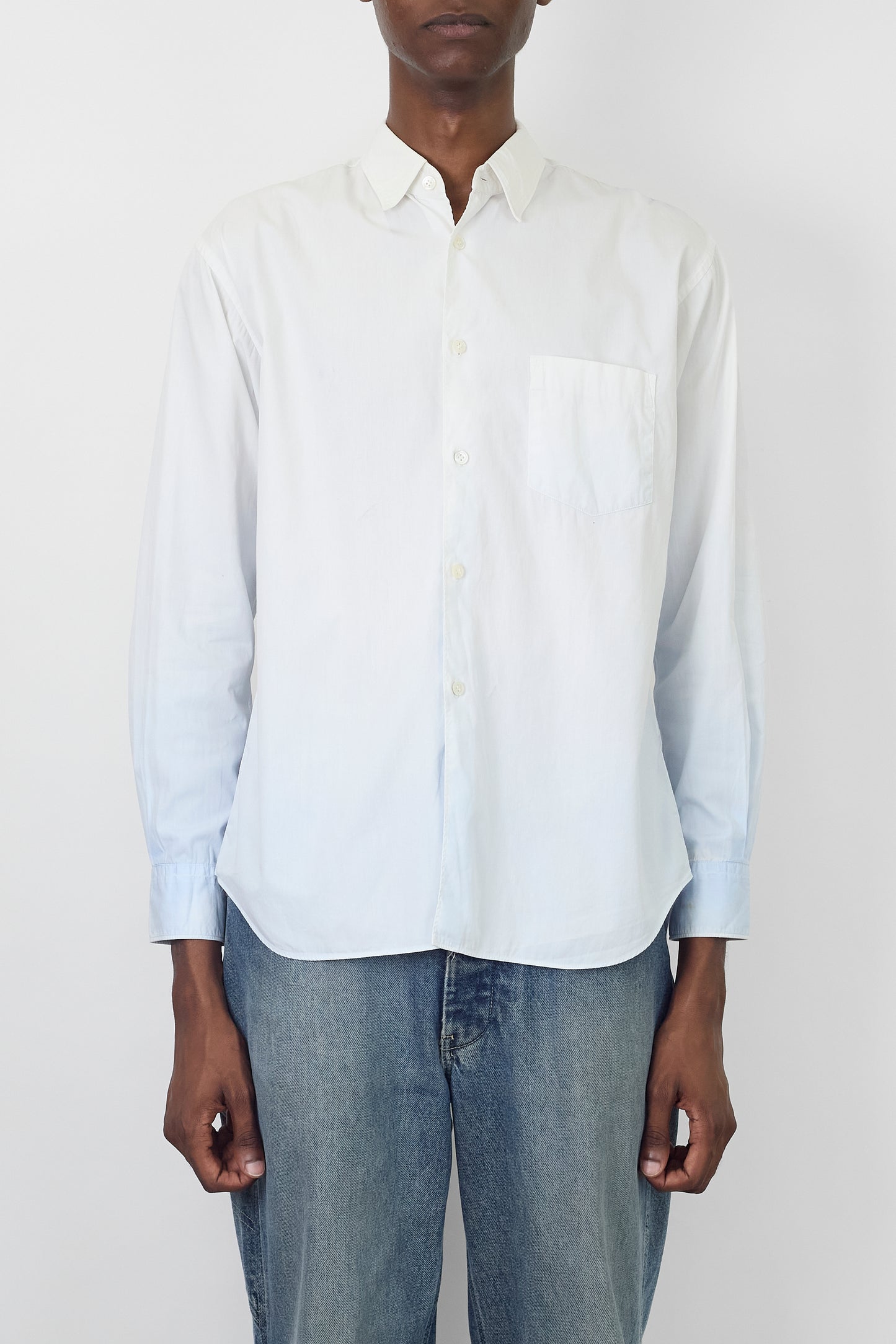 COMME DES GARCON SHIRT WIDE CLASSIC SHIRT MADE IN FRANCE