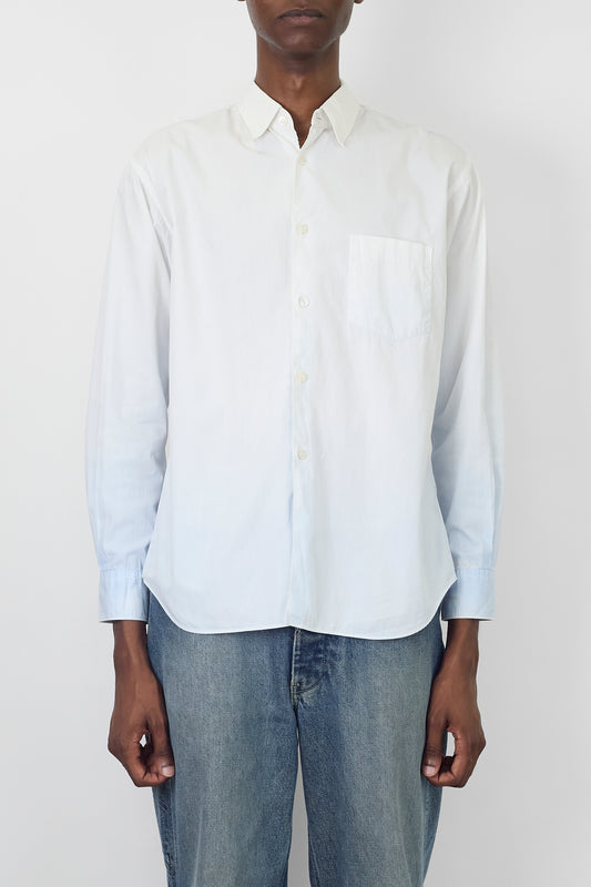 COMME DES GARCON SHIRT WIDE CLASSIC SHIRT MADE IN FRANCE