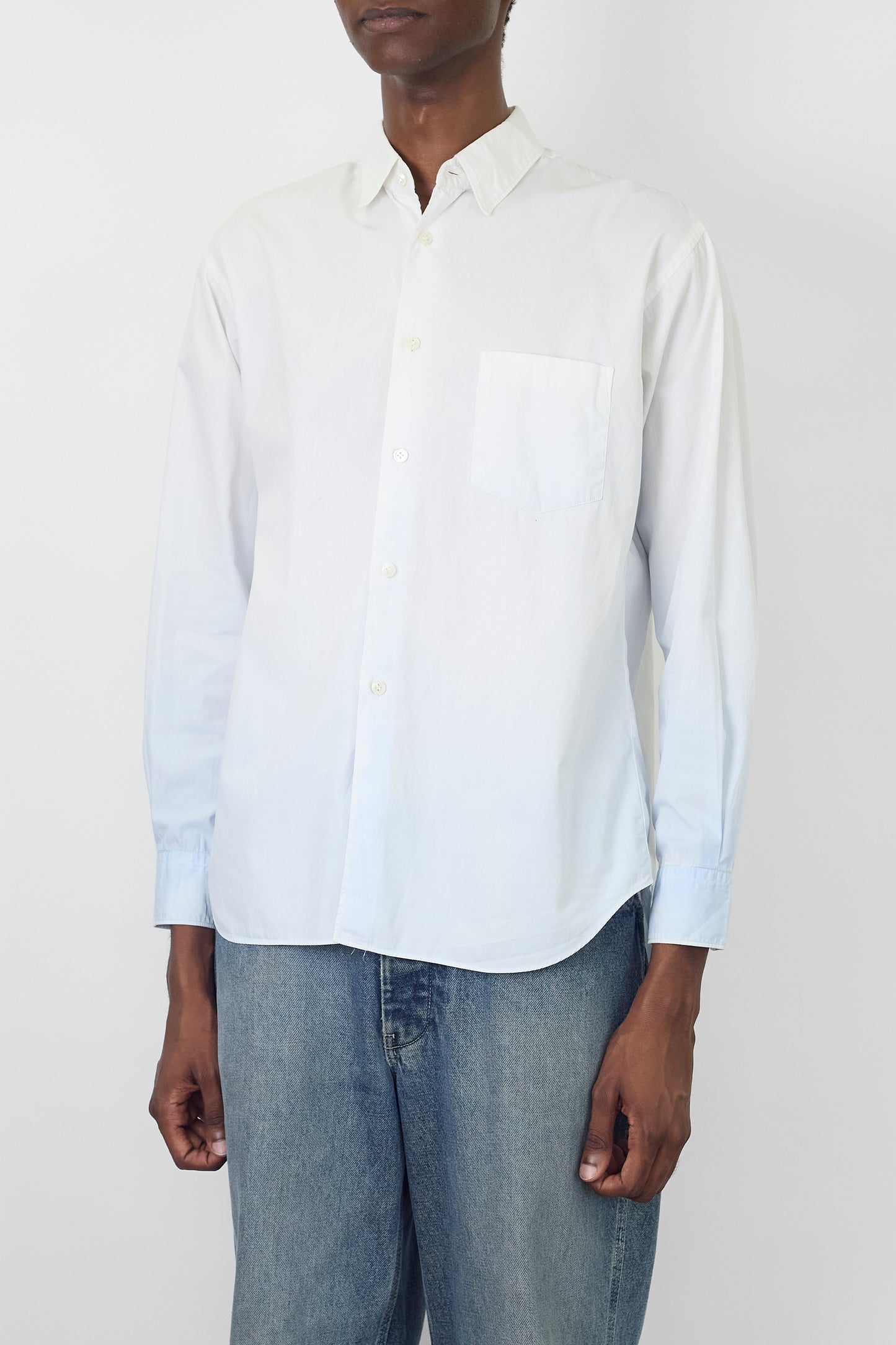 COMME DES GARCON SHIRT WIDE CLASSIC SHIRT MADE IN FRANCE