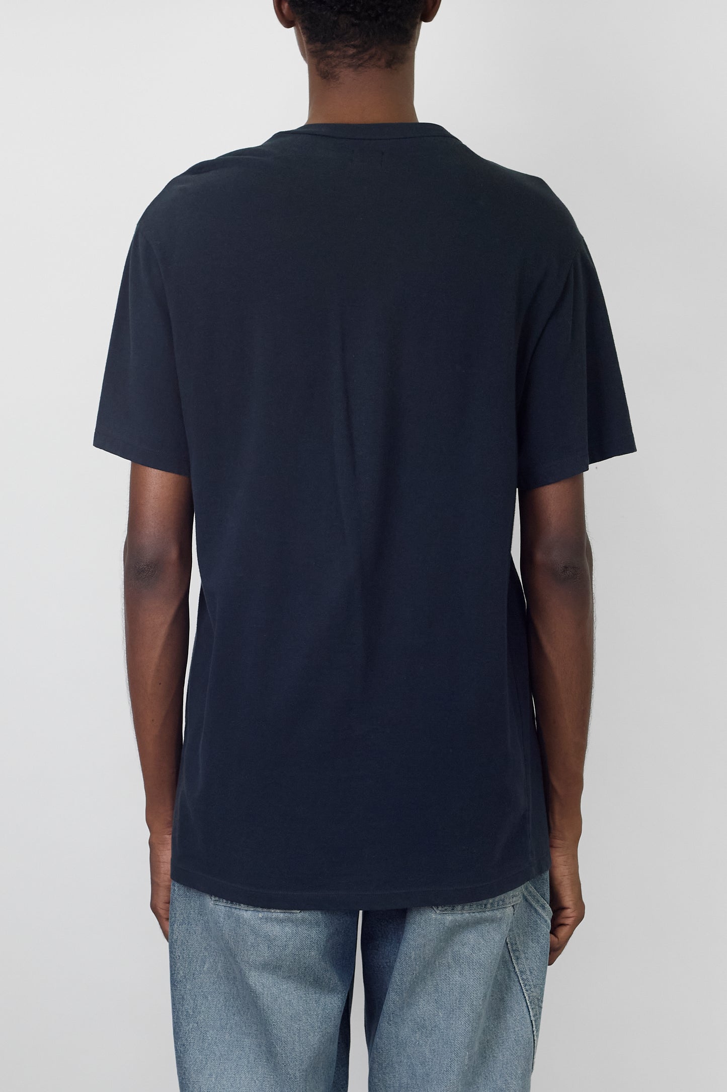 JIL SANDER BY JIL SANDER BLACK HALF SLEEVE TEE SHIRT MADE IN ITALY