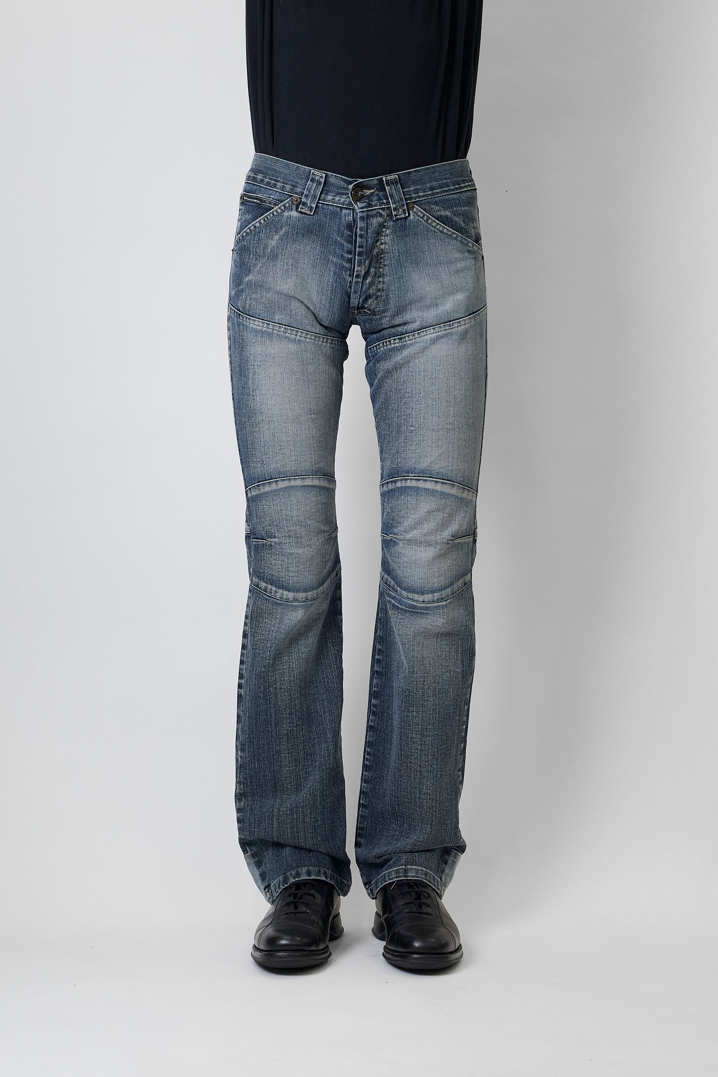 DOLCE&GABBANA BLUE DENIM SKINNY PANTS MADE IN ITALY
