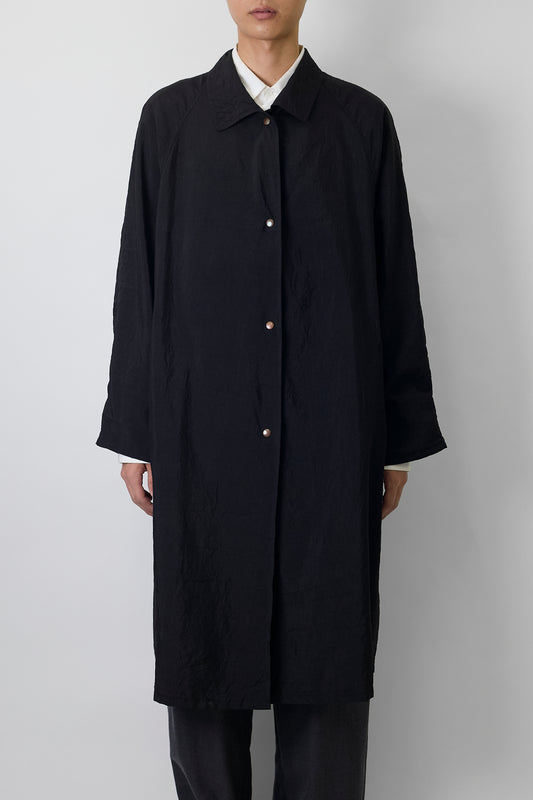 VINTAGE BLACK SUMMER LONG COAT