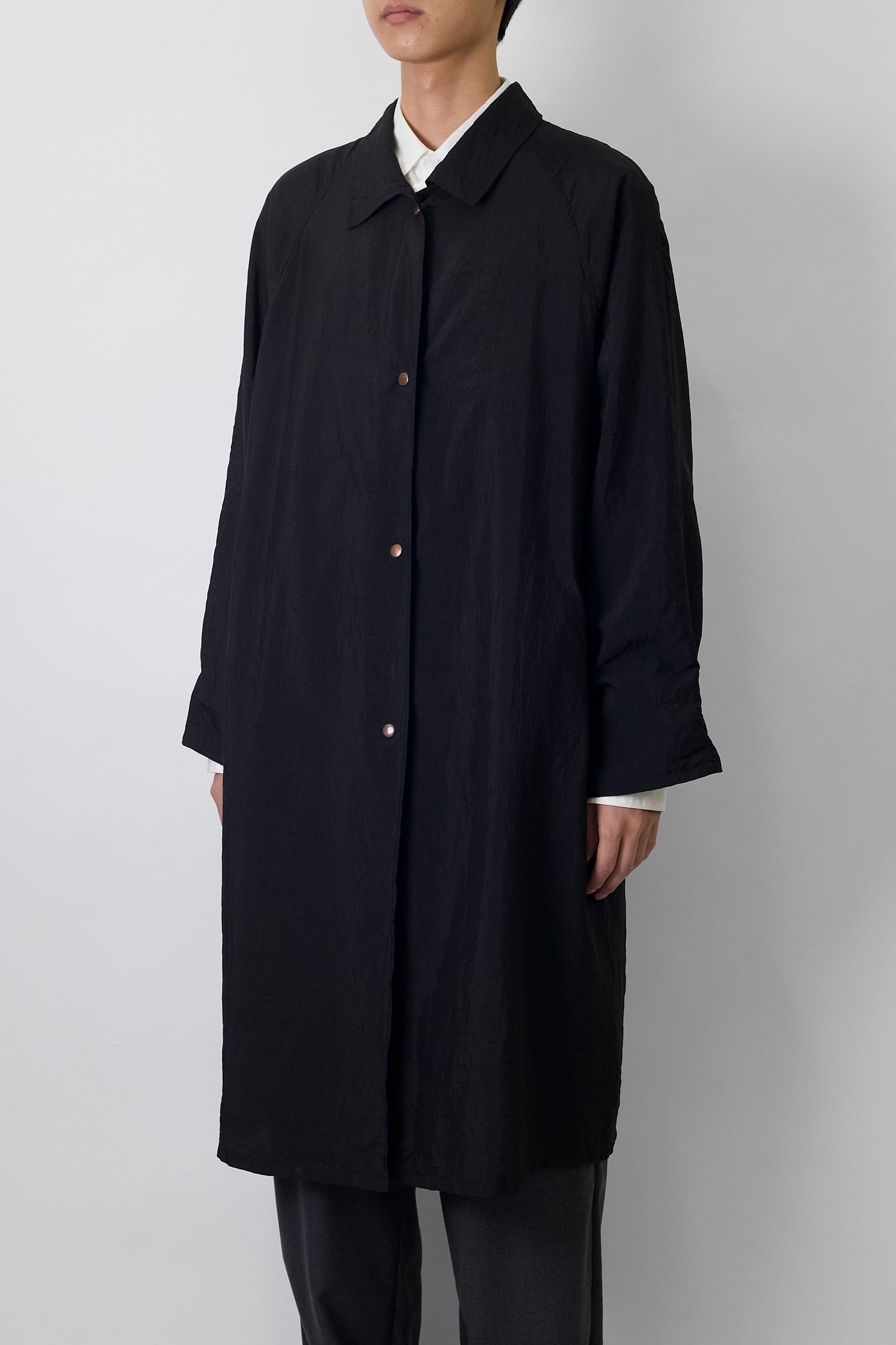 VINTAGE BLACK SUMMER LONG COAT