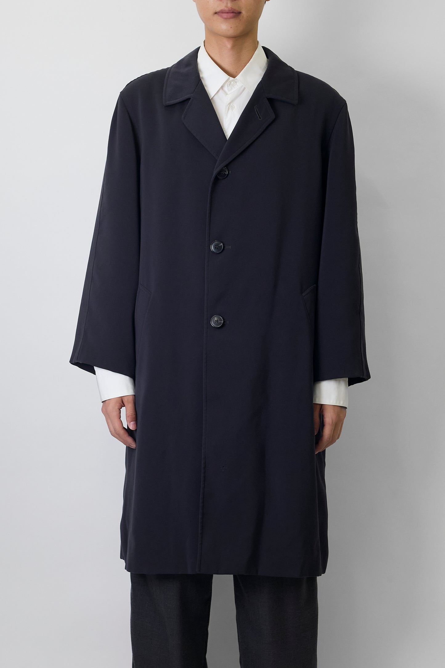 GIORGIO ARMANI PADDED GRAY LONG COAT MADE IN ITALY
