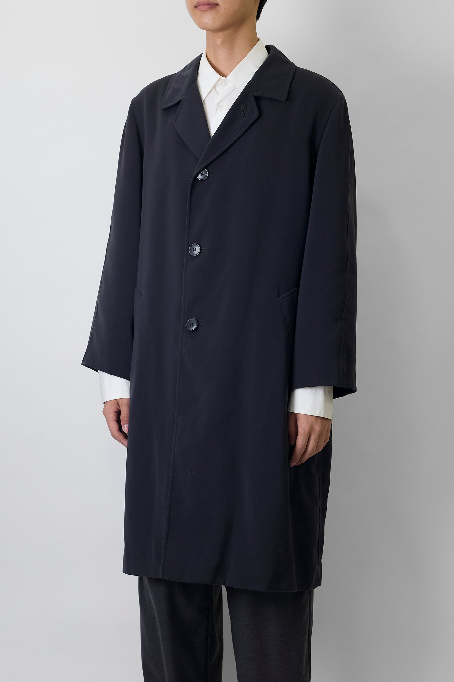 GIORGIO ARMANI PADDED GRAY LONG COAT MADE IN ITALY