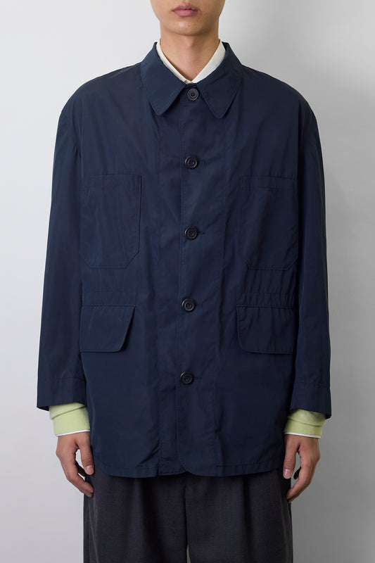 VINTAGE NAVY TECH SAFARI JACKET MADE IN ITALY
