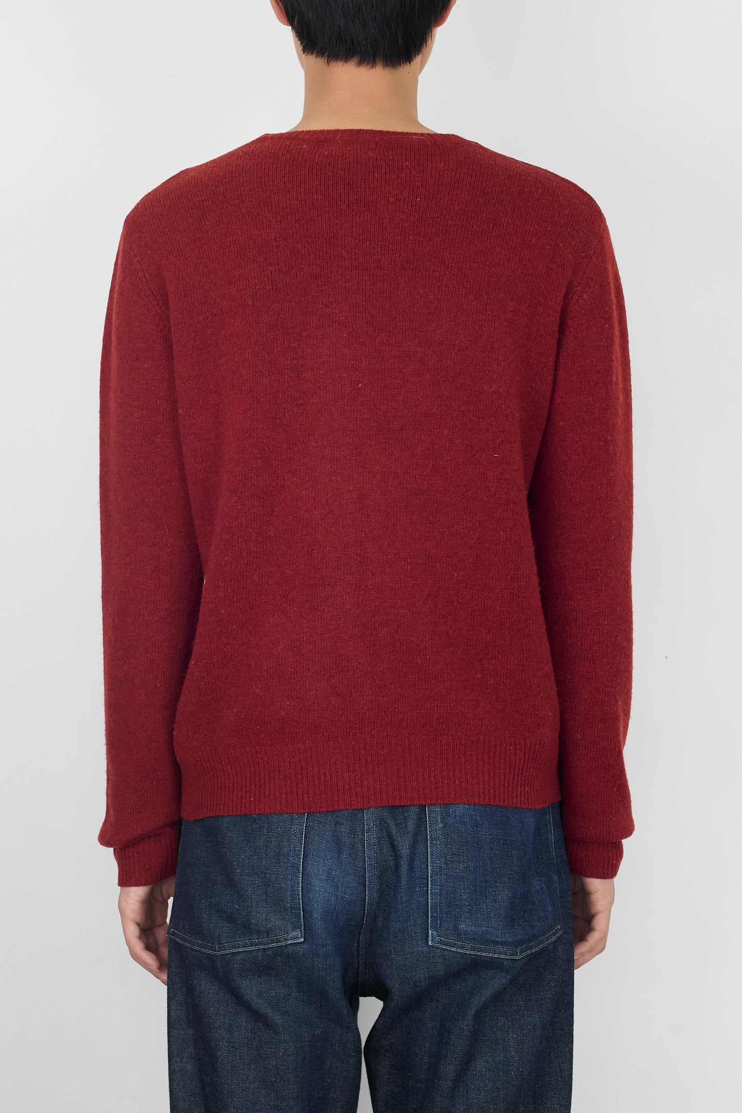 A.P.C. RED BROWN WOOL KNIT