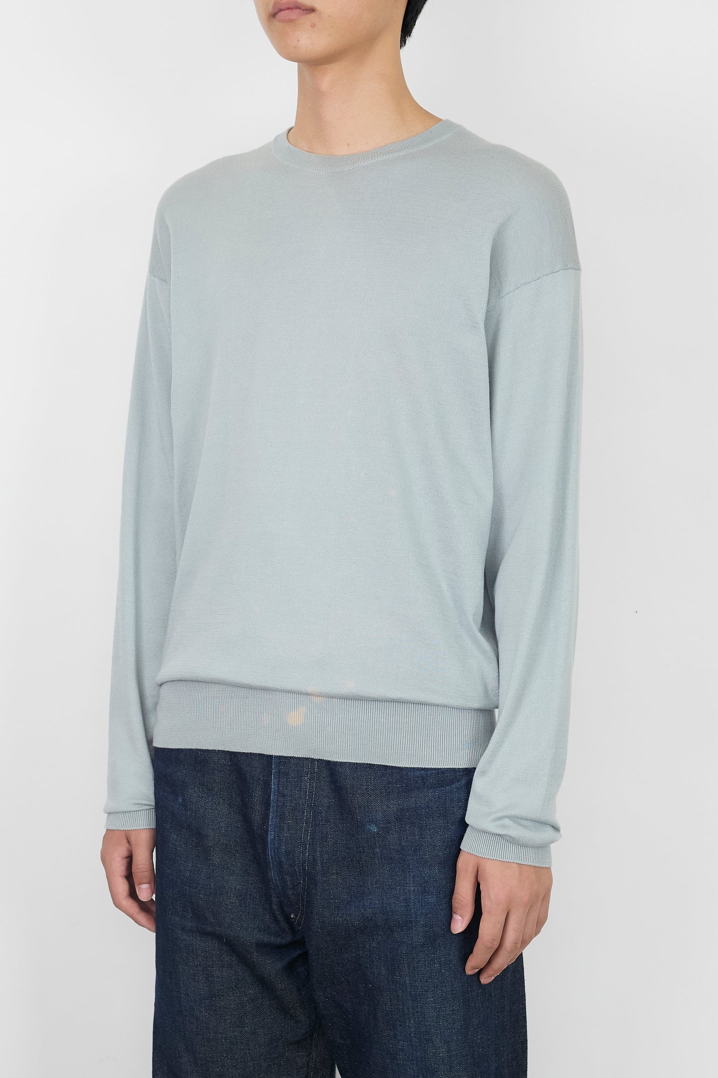 COMME DES GARCONS HOMME GRAY BLUE KNIT