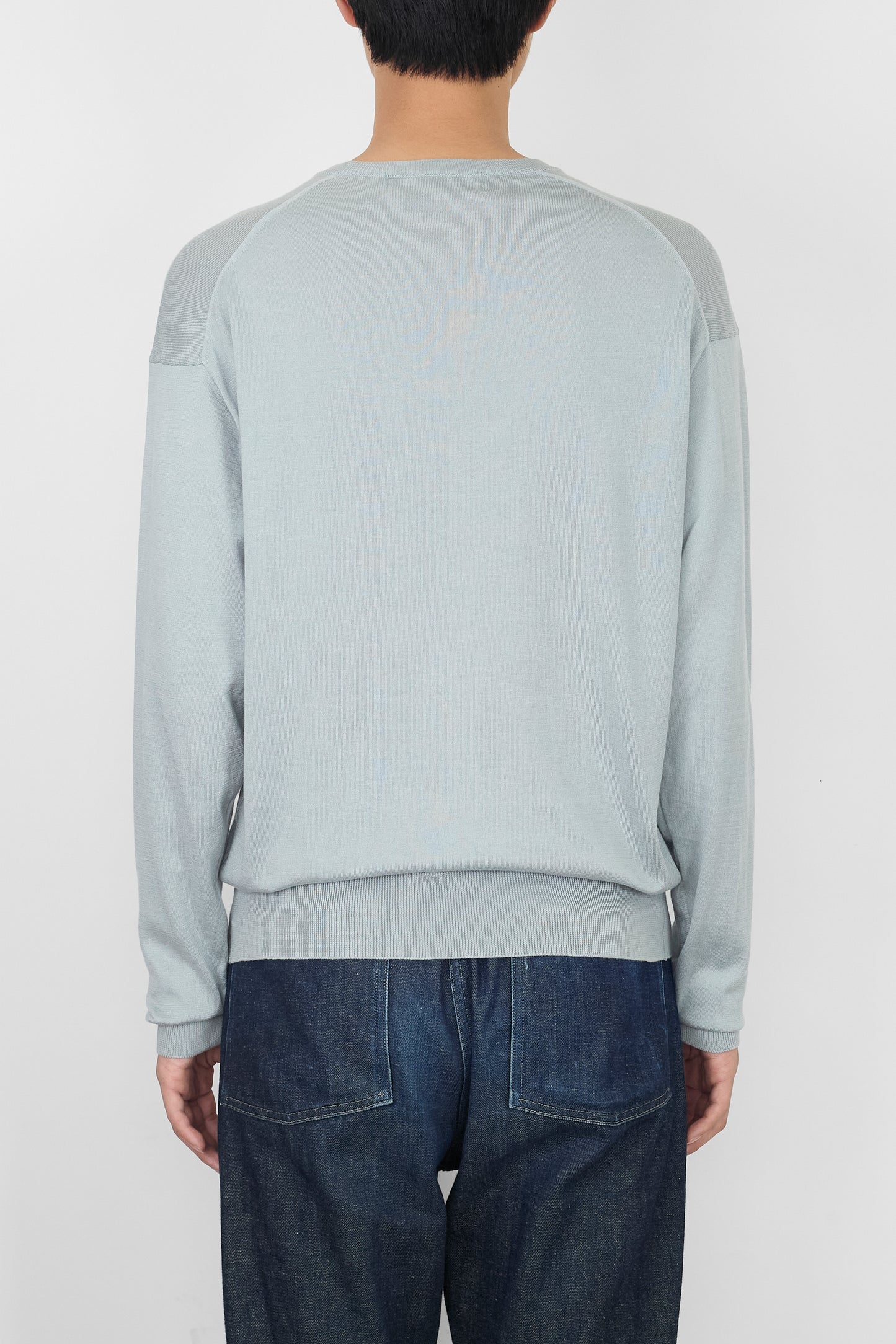 COMME DES GARCONS HOMME GRAY BLUE KNIT
