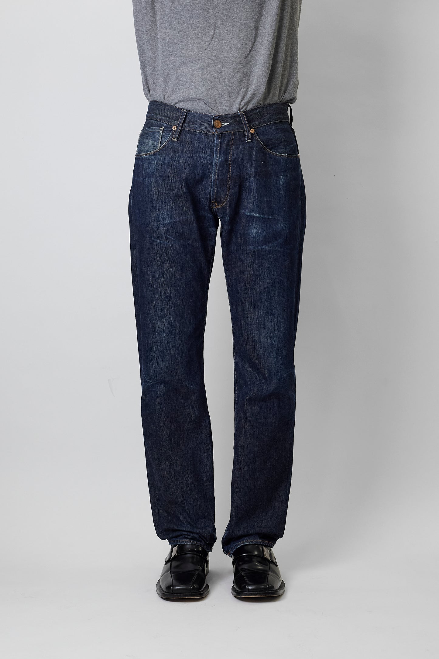 ACNE JEANS INDIGO DENIM PANTS MADE IN ITALY