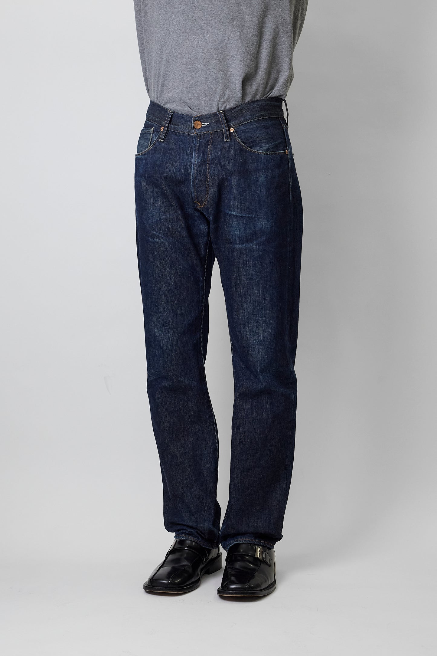 ACNE JEANS INDIGO DENIM PANTS MADE IN ITALY
