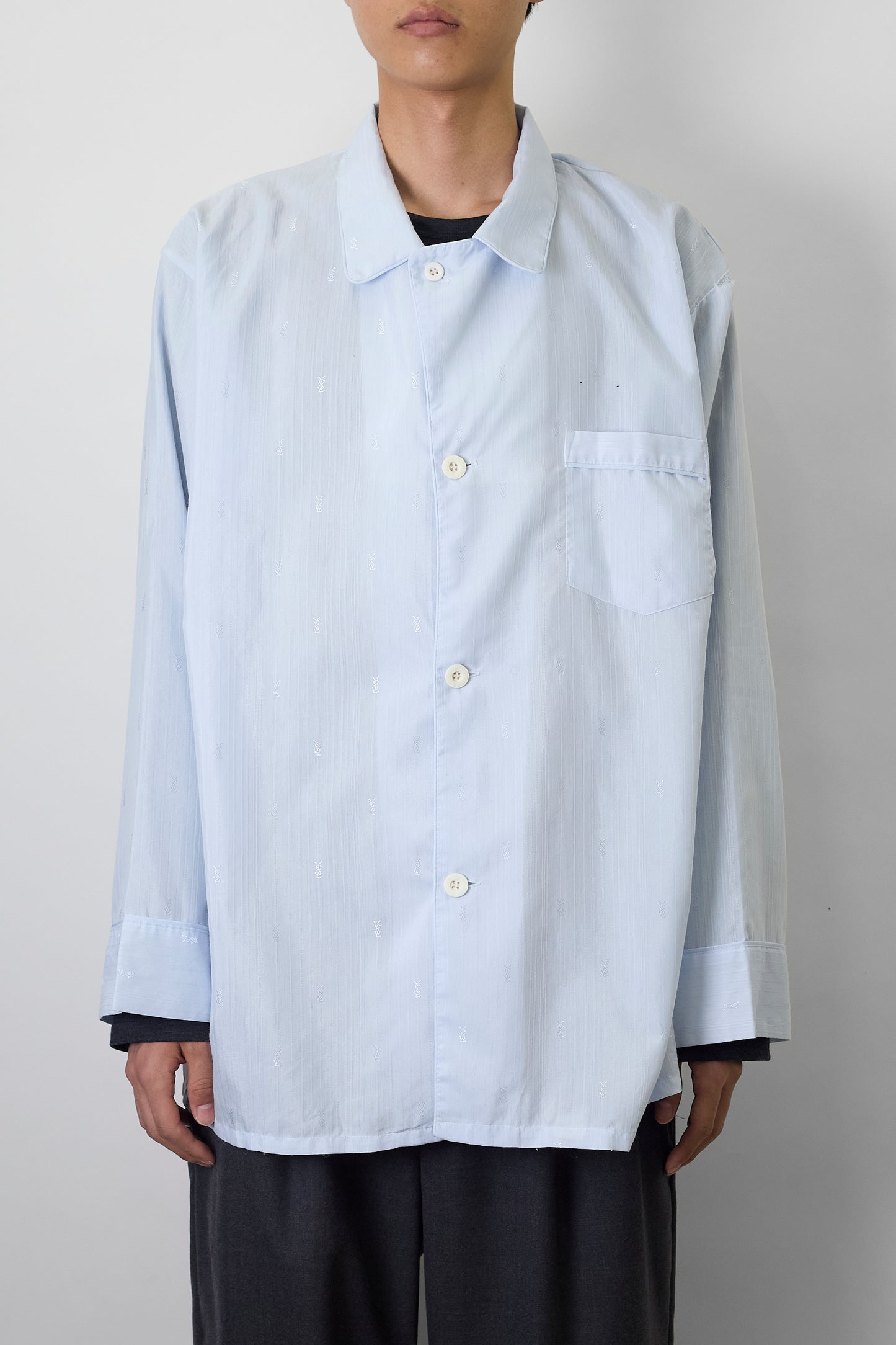 YVES SAINT LAURENT SKY BLUE SHIRT JACKET