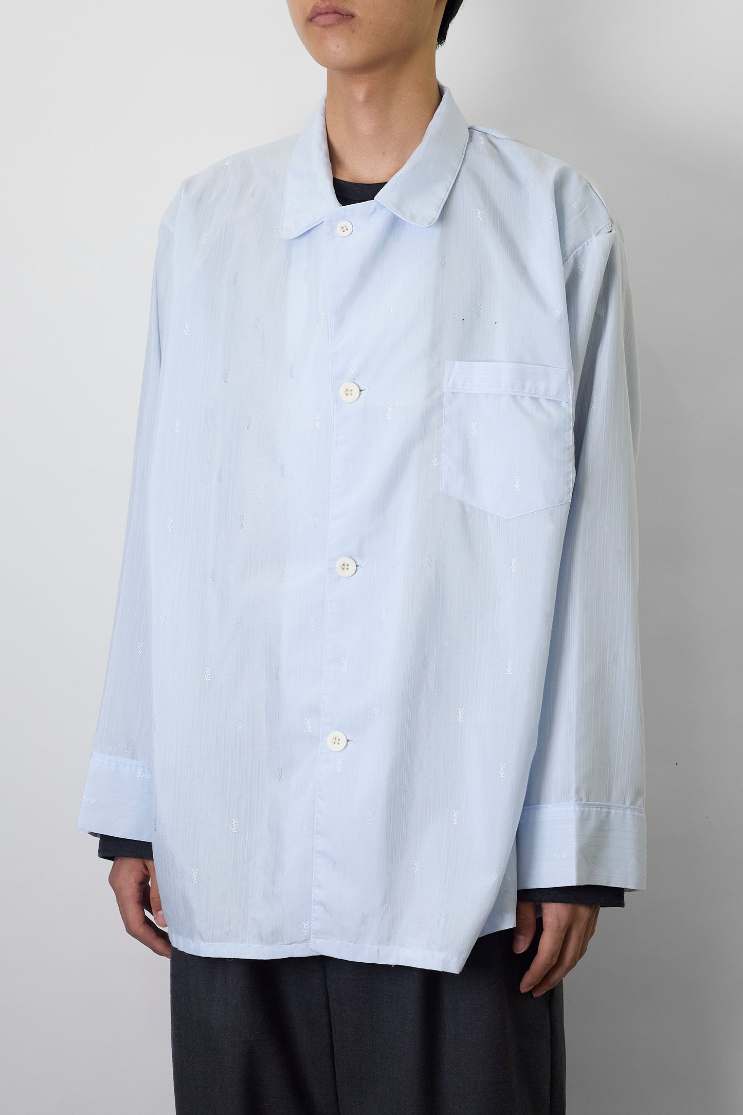 YVES SAINT LAURENT SKY BLUE SHIRT JACKET