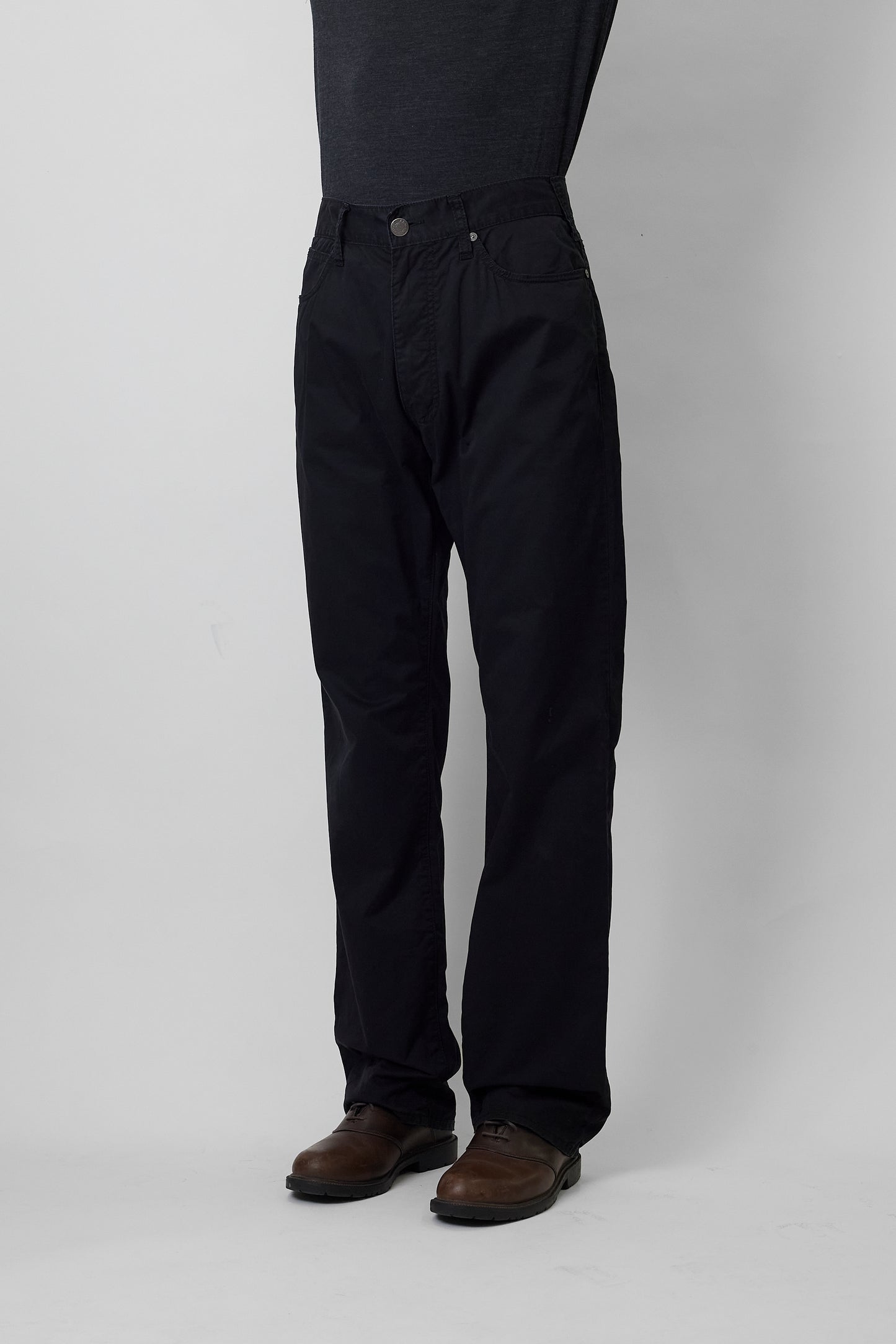 ARMANI JEANS BLACK STRAIGHT PANTS  MADE IN ITALY