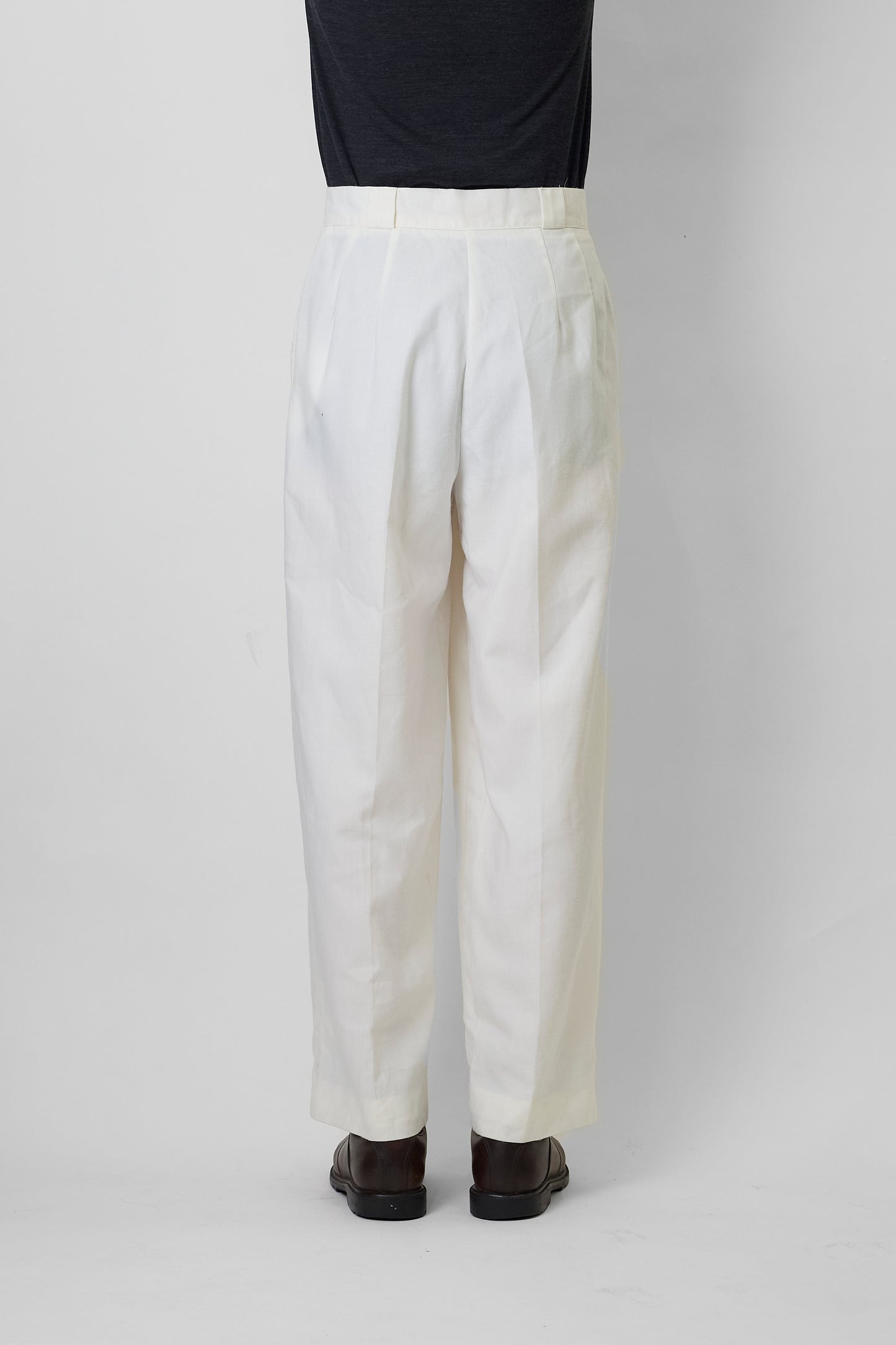 VINTAGE WHITE WIDE PANTS