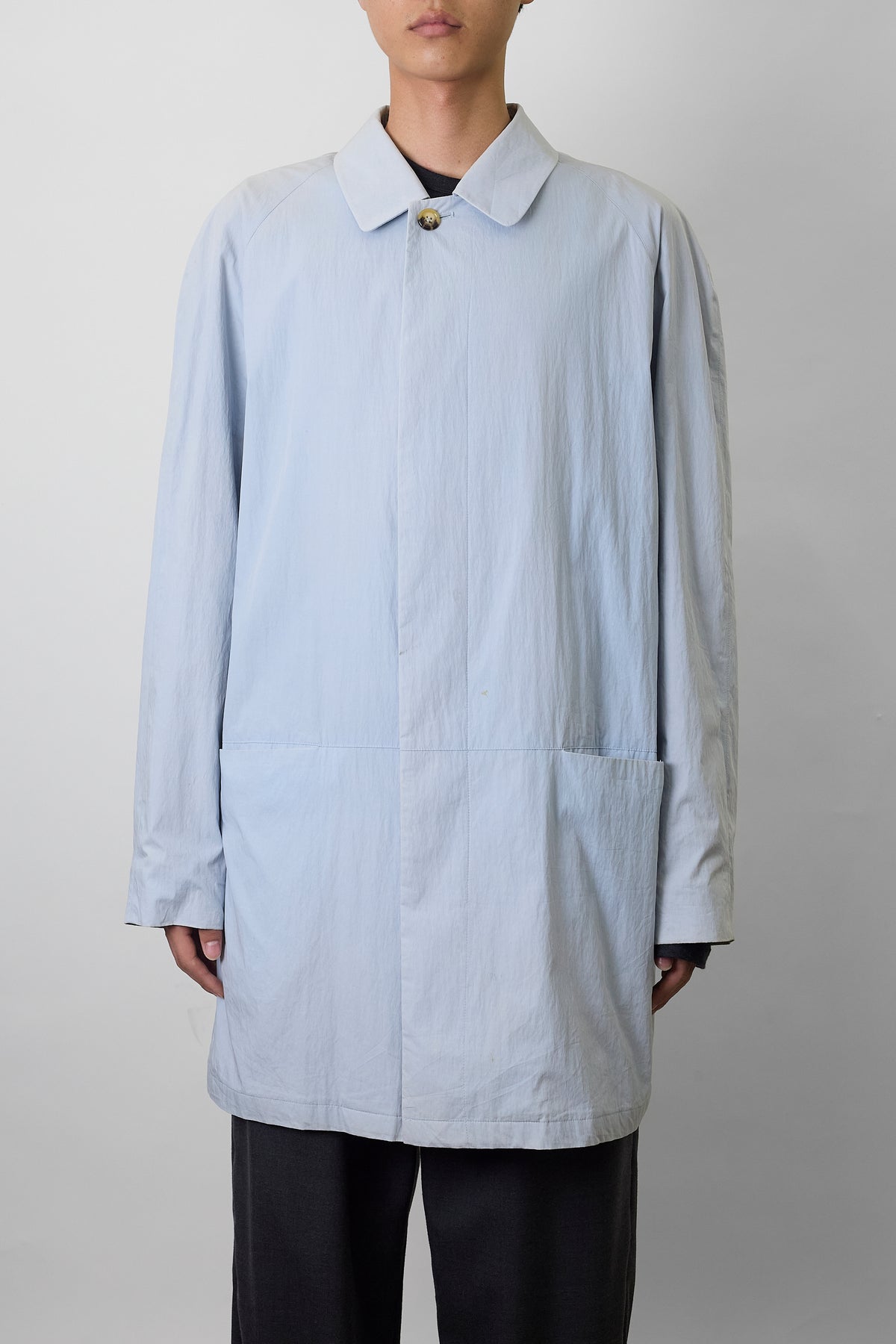 BURBERRY ICE BLUE TECH COAT MADE IN ENGLAND