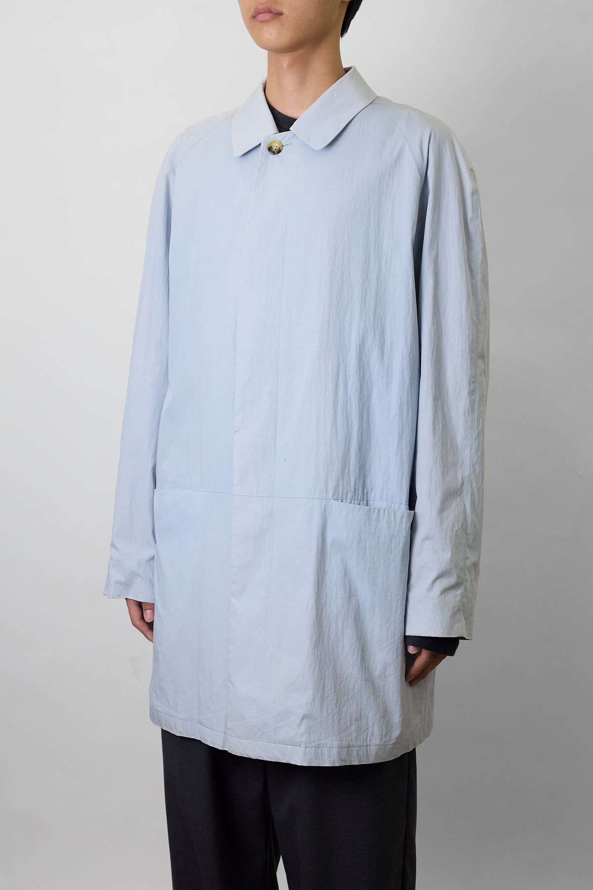 BURBERRY ICE BLUE TECH COAT MADE IN ENGLAND