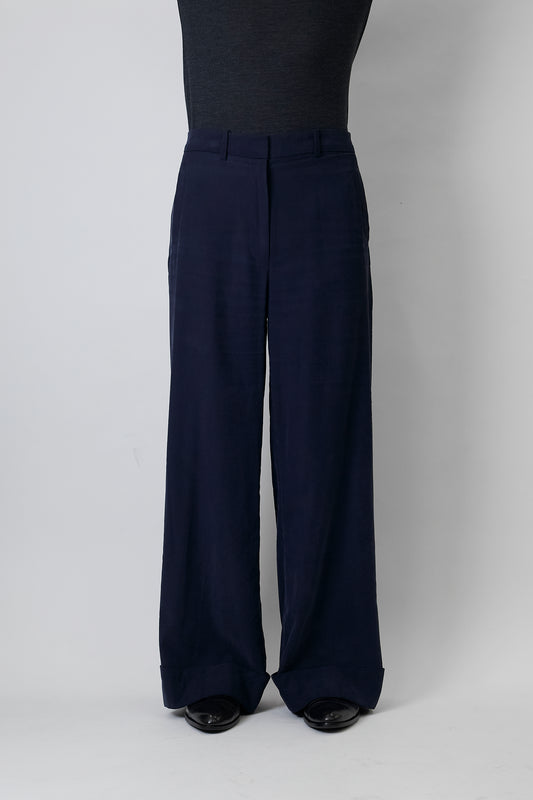 TOMMY HILFIGER NAVY WIDE PANTS