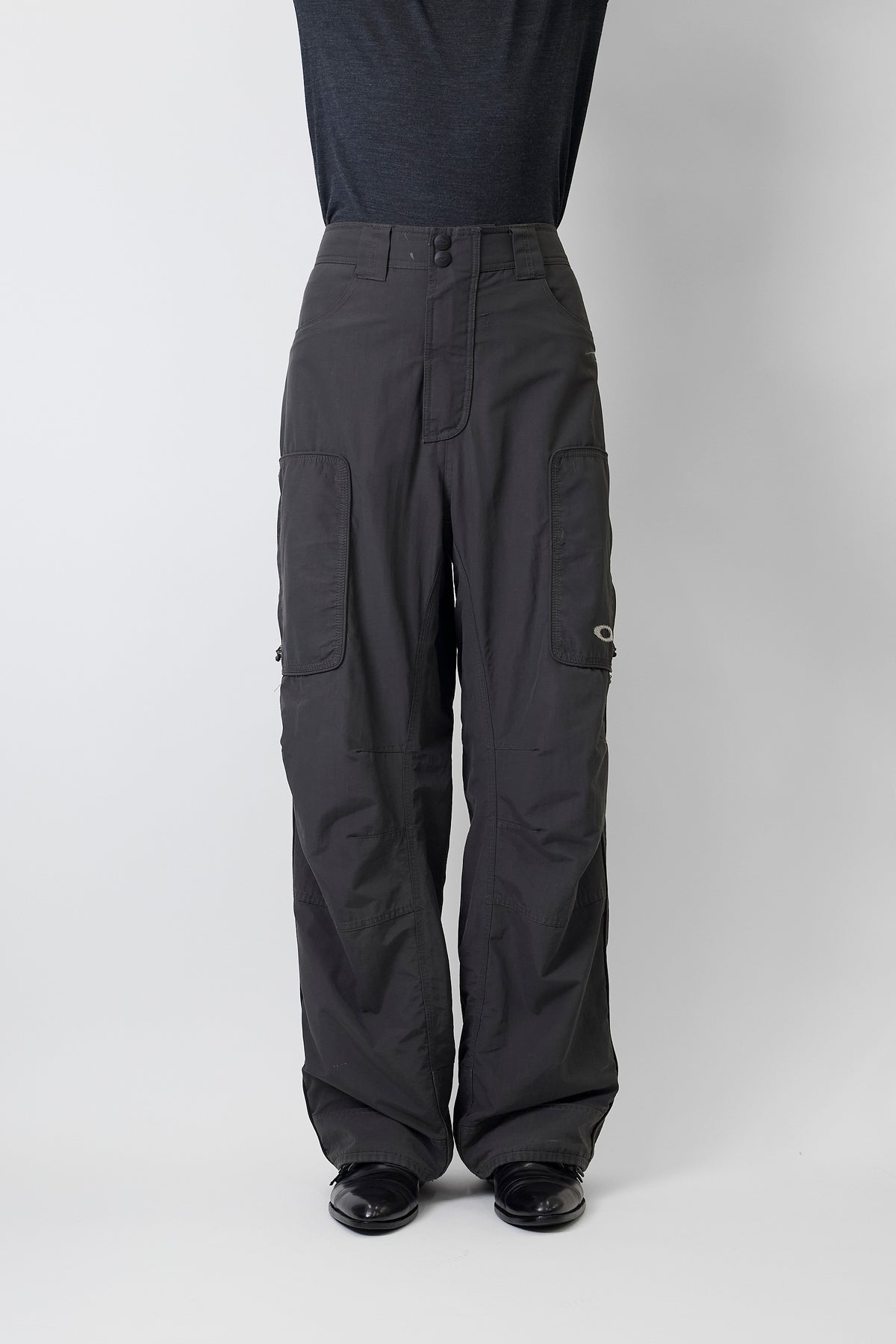 OAKLEY SOFTWEAR GRAY WIDE SKY PANTS