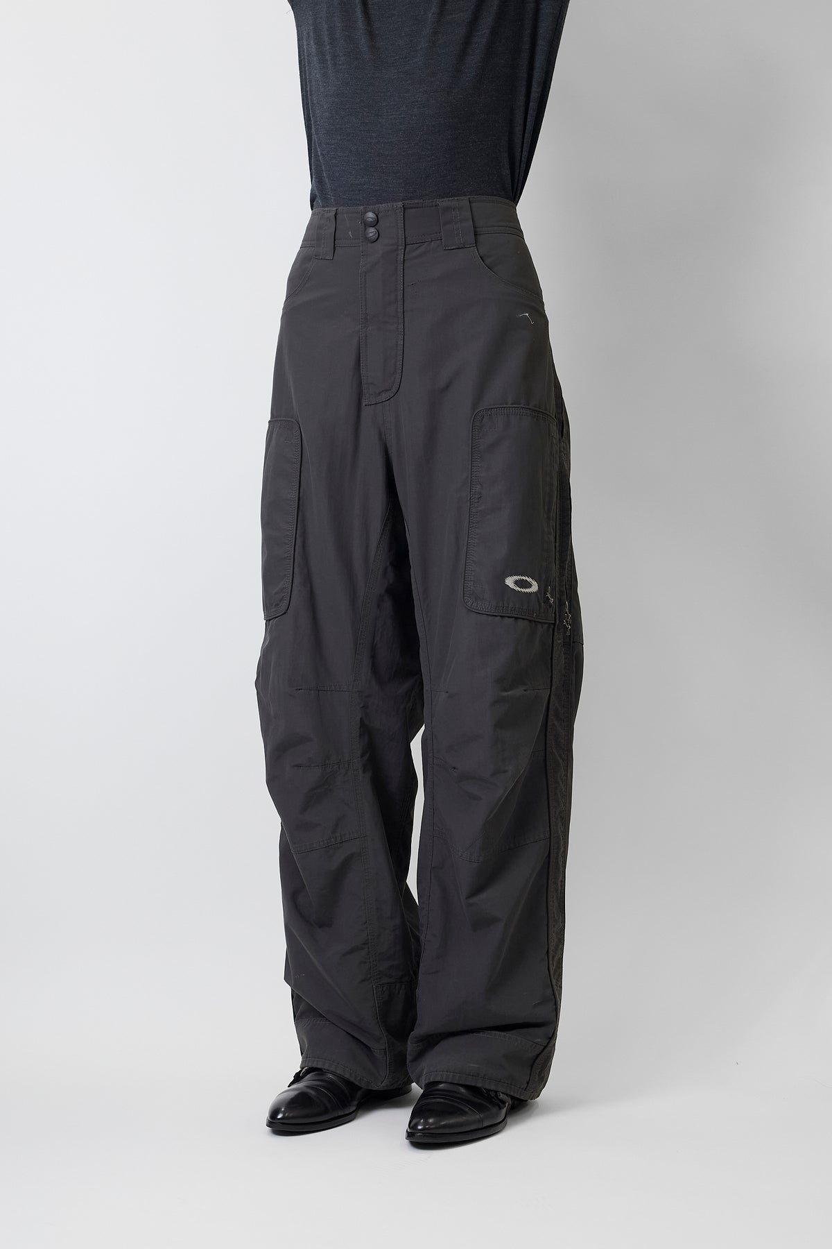 OAKLEY SOFTWEAR GRAY WIDE SKY PANTS