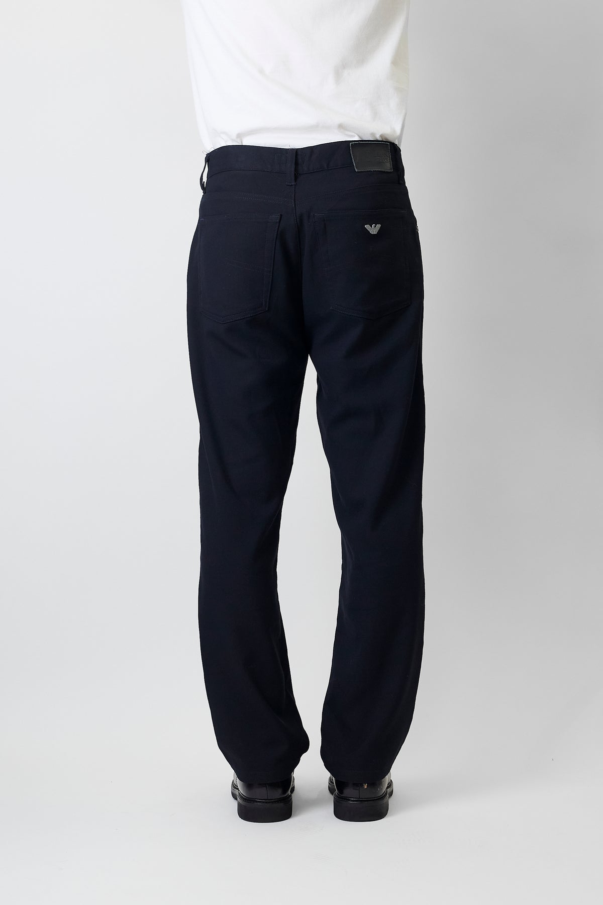 ARMANI JEANS BLACK WIDE PANTS MADE IN ITALY